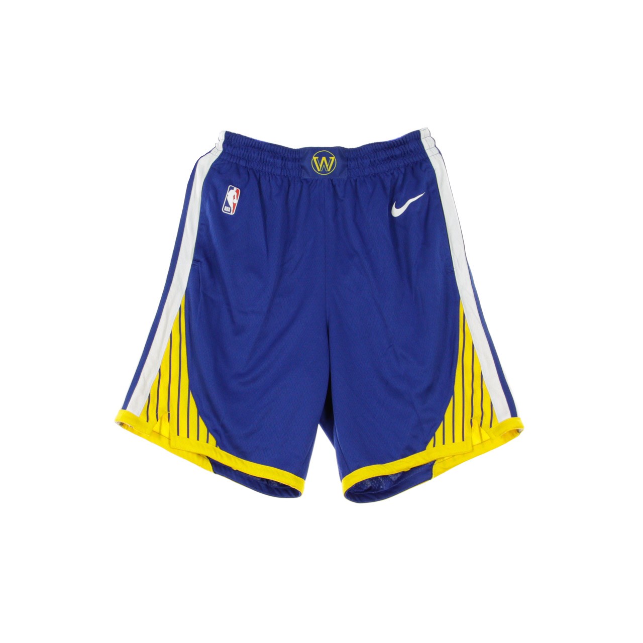 Nike Nba, Pantaloncino Basket Uomo Nba Swingman Short Icon Edition Road Golwar, Rush Blue/white/amarillo/white