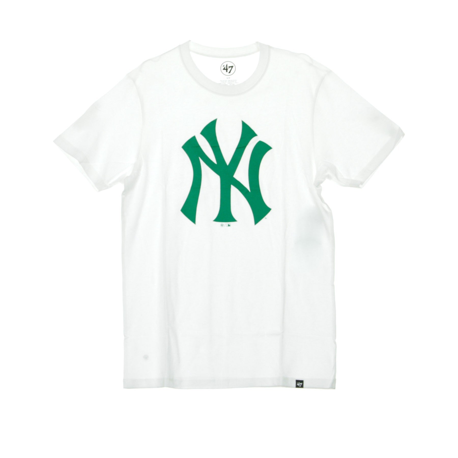 47 Brand, Maglietta Uomo Mlb Club Tee Neyyan, White/green