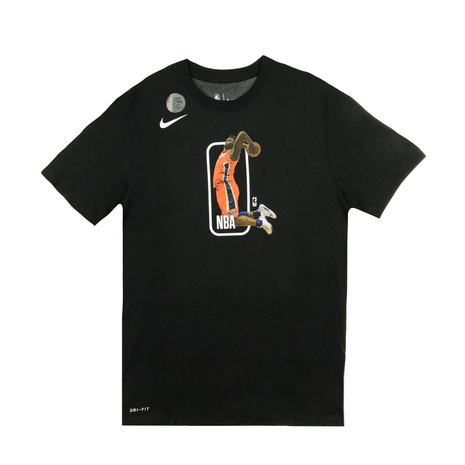 Nike Nba, Maglietta Uomo Nba Dry Tee Player Logo Zion Williamson Neopel, Black