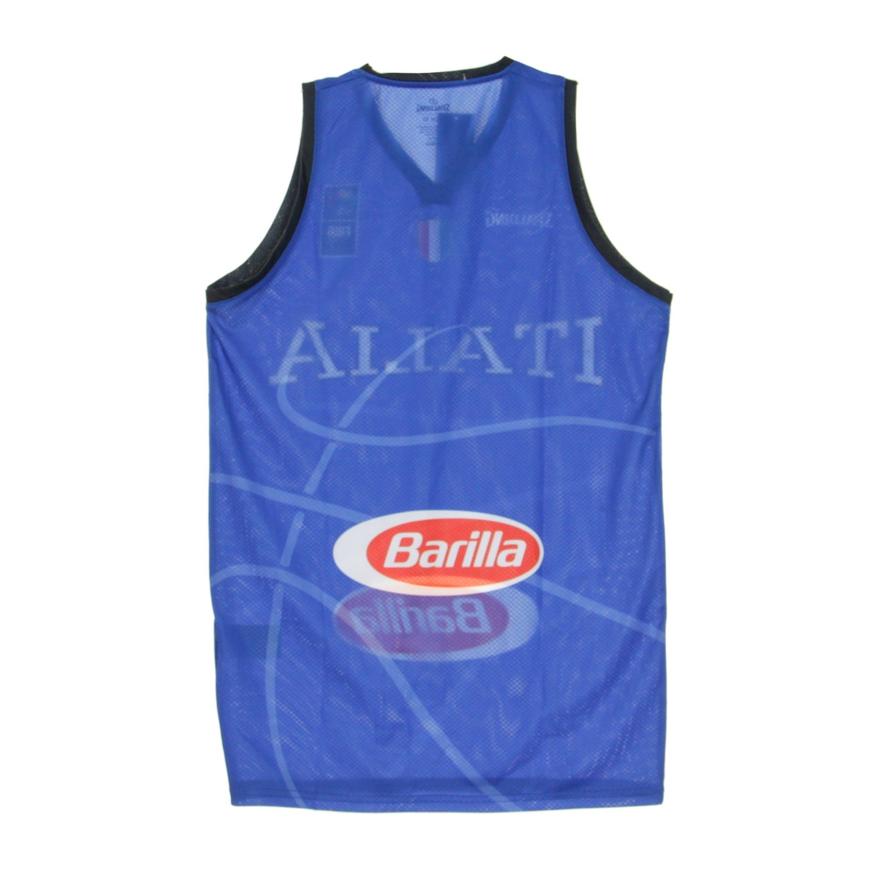 Spalding, Canotta Basket Uomo Official Jersey Italia, Royal/white