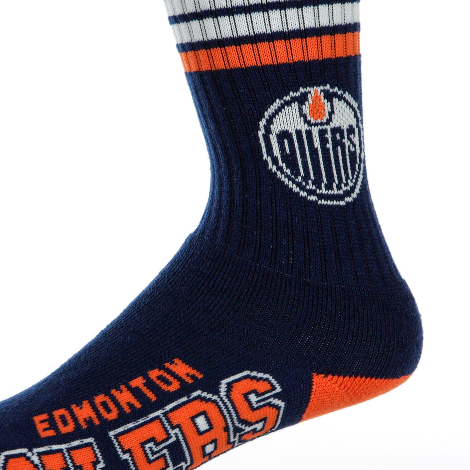 Fbf, Calza Media Uomo Nhl Stripes Crew Socks Edmoil, 