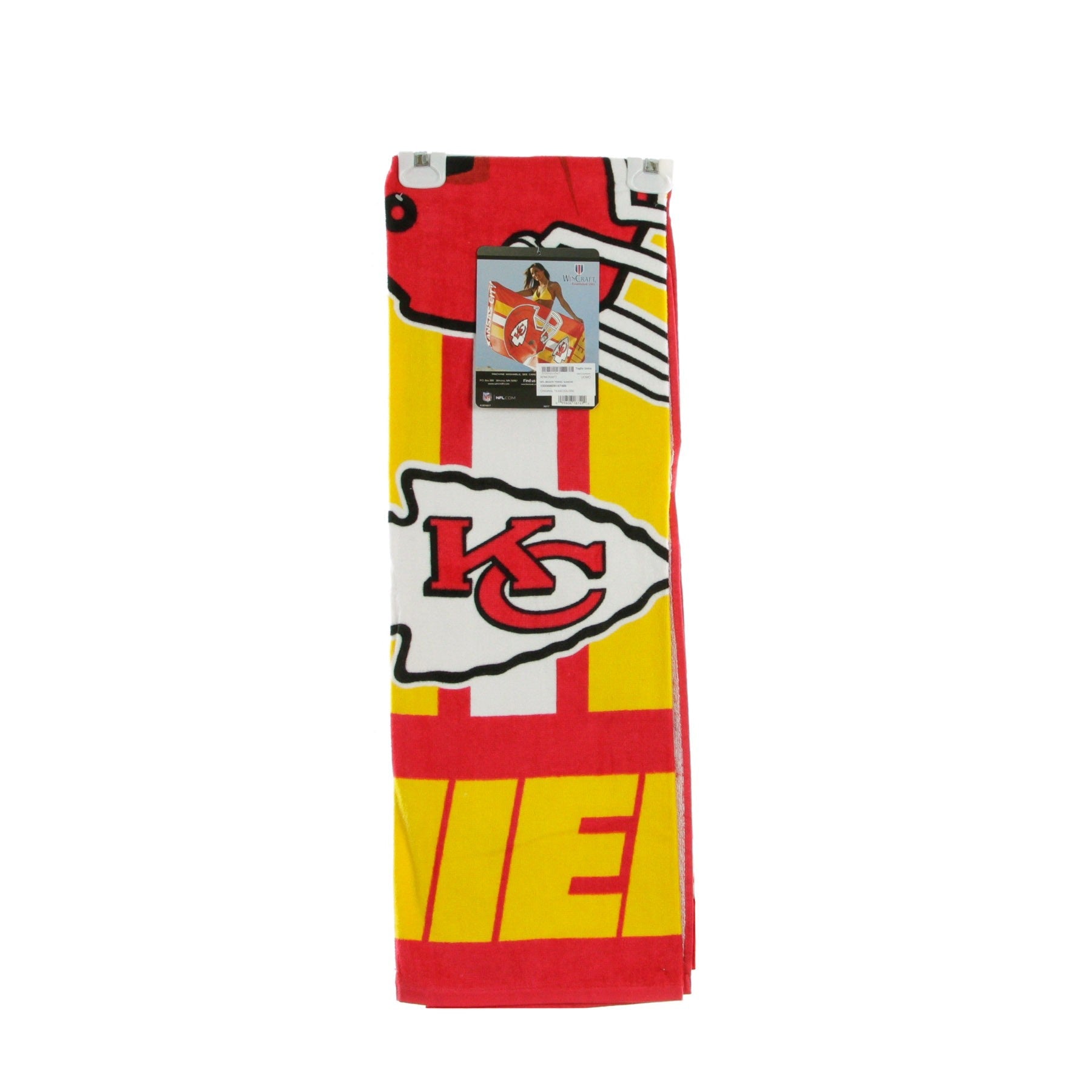 Wincraft, Asciugamano Uomo Nfl Beach Towel Kanchi, Original Team Colors