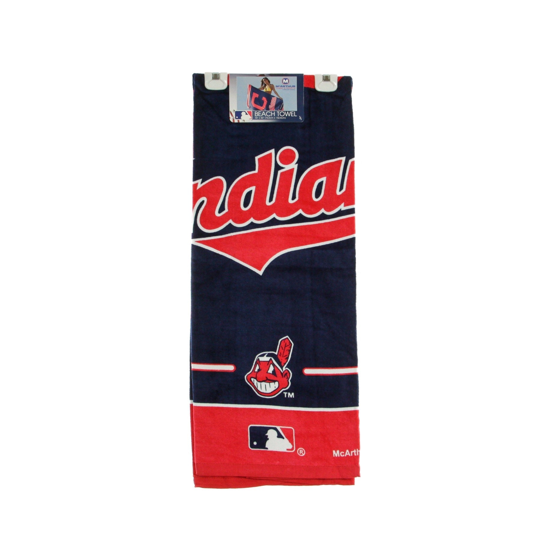 Wincraft, Asciugamano Uomo Mlb Beach Towel Cleind, Original Team Colors