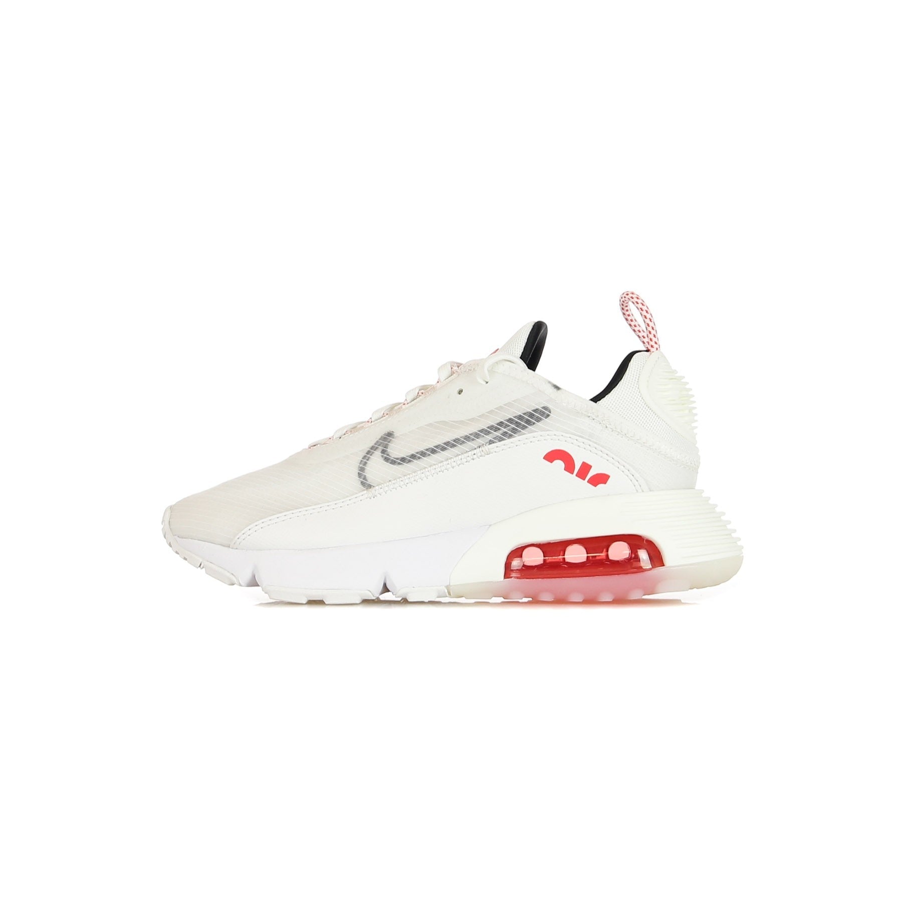 Nike, Scarpa Bassa Donna W Air Max 2090, Summit White/black/siren Red/white