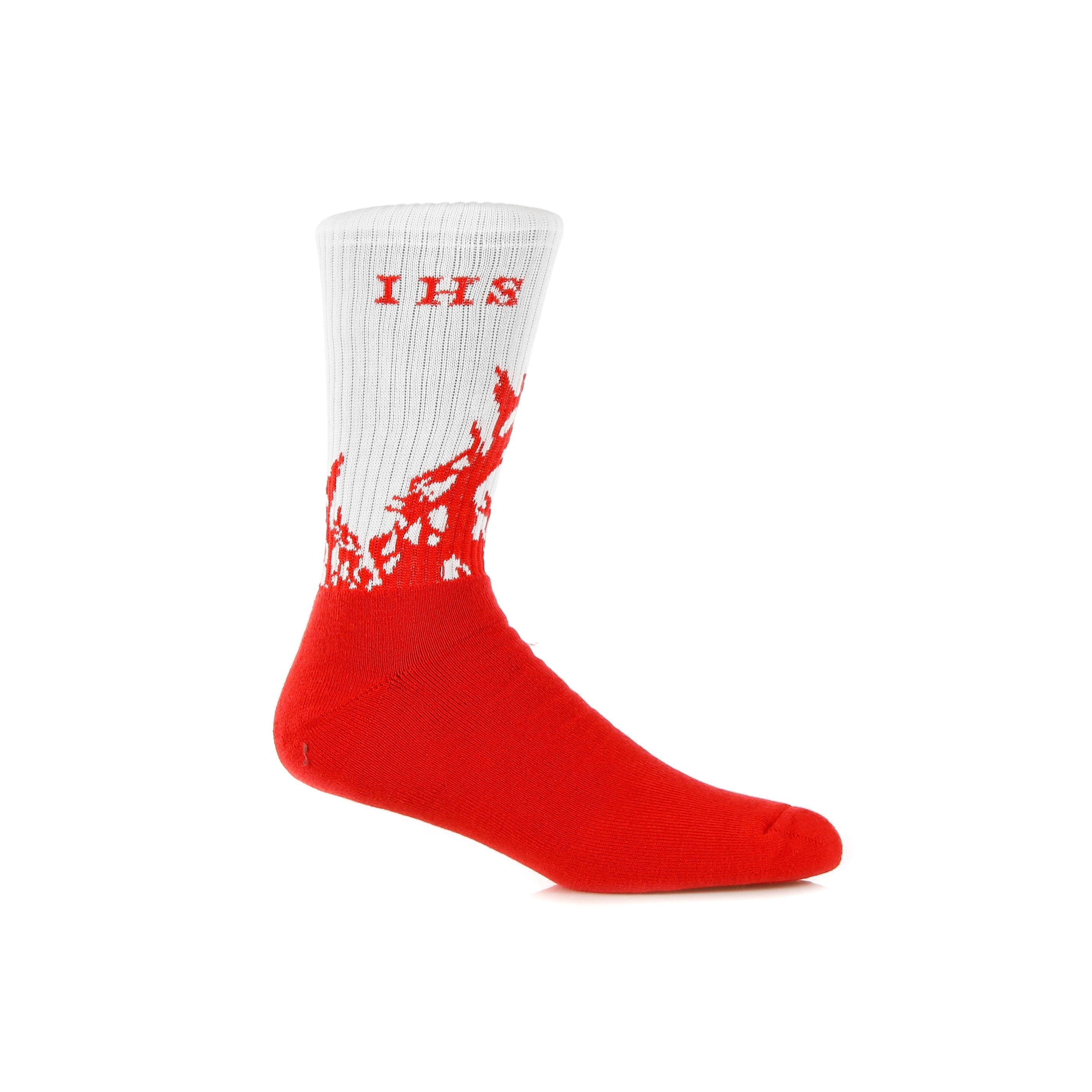 Ihs, Calza Media Uomo Socks Flames, 