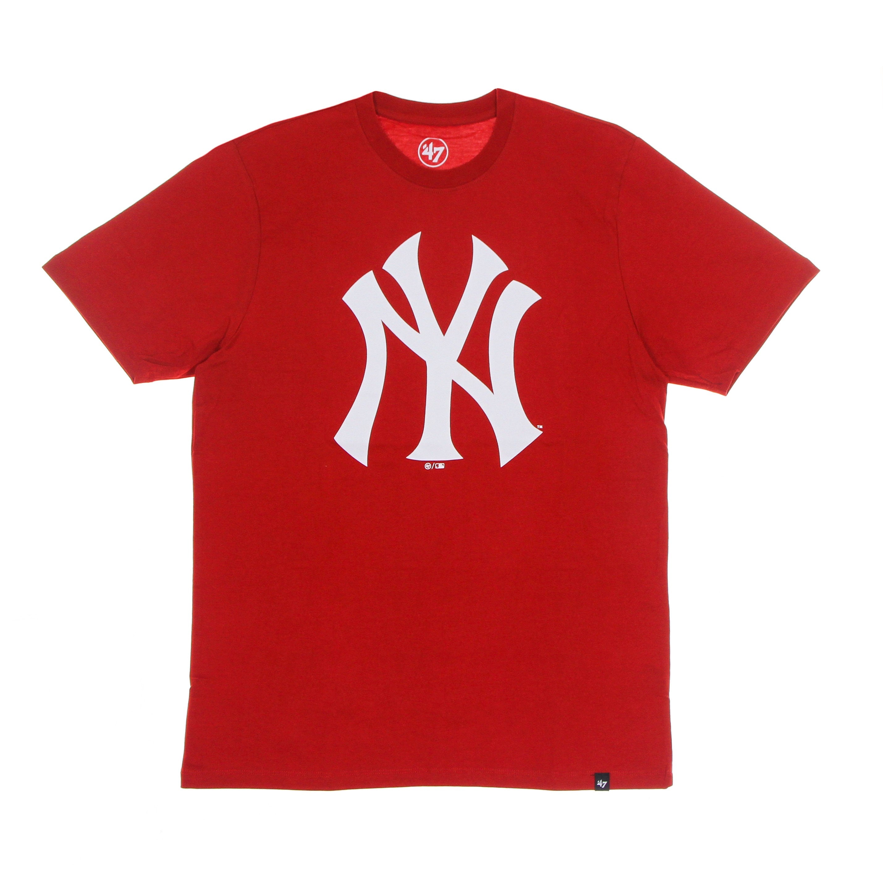 47 Brand, Maglietta Uomo Mlb Imprint Echo Tee Neyyan, Red