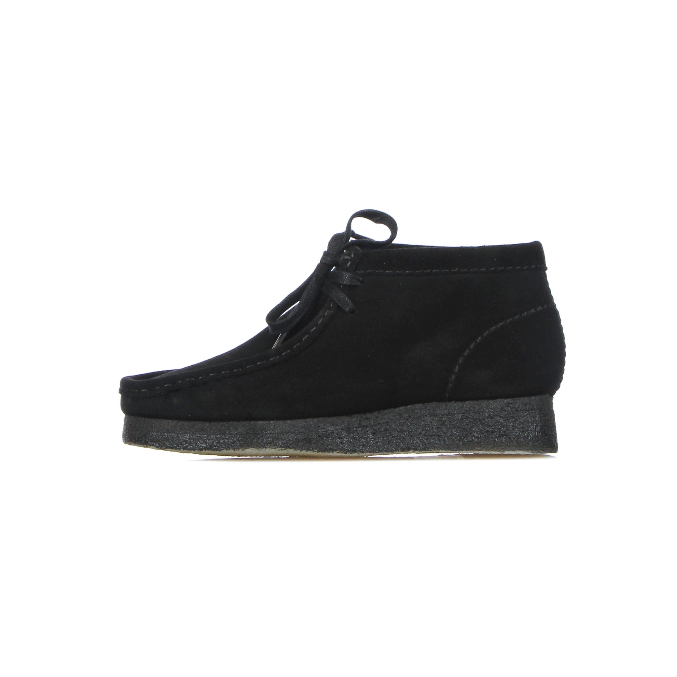 Clarks, Scarpa Lifestyle Uomo Wallabee Boot, Black Suede