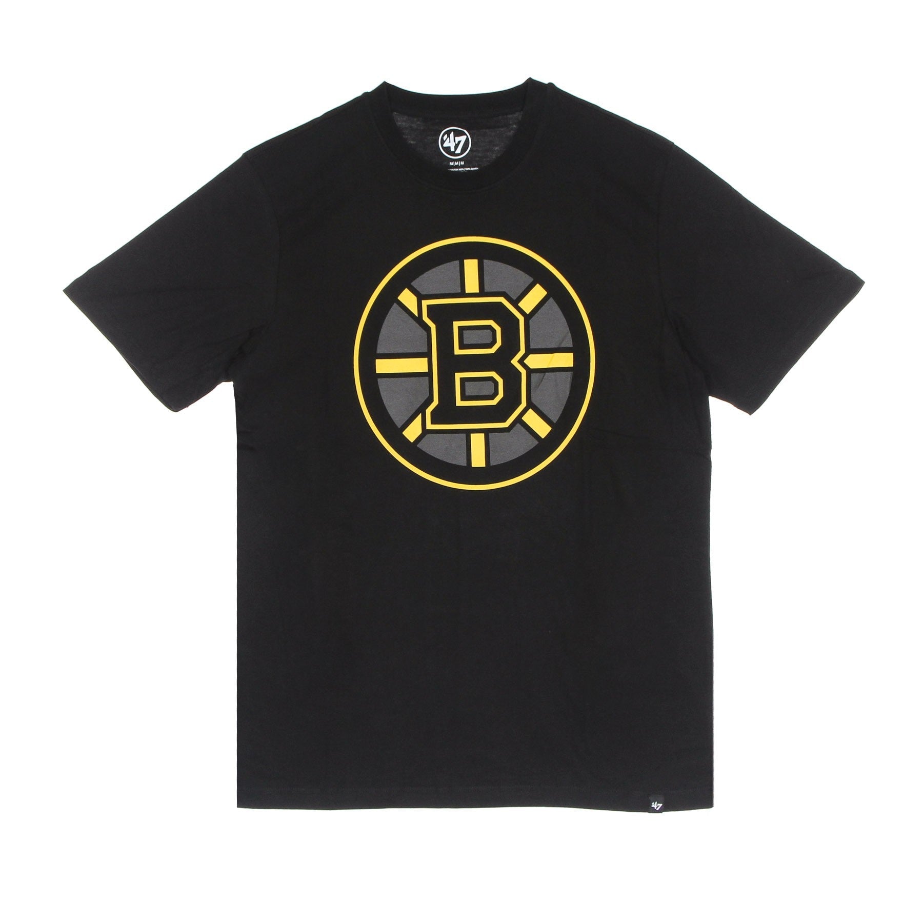 47 Brand, Maglietta Uomo Nhl Imprint Echo Tee Bosbru, Jet Black