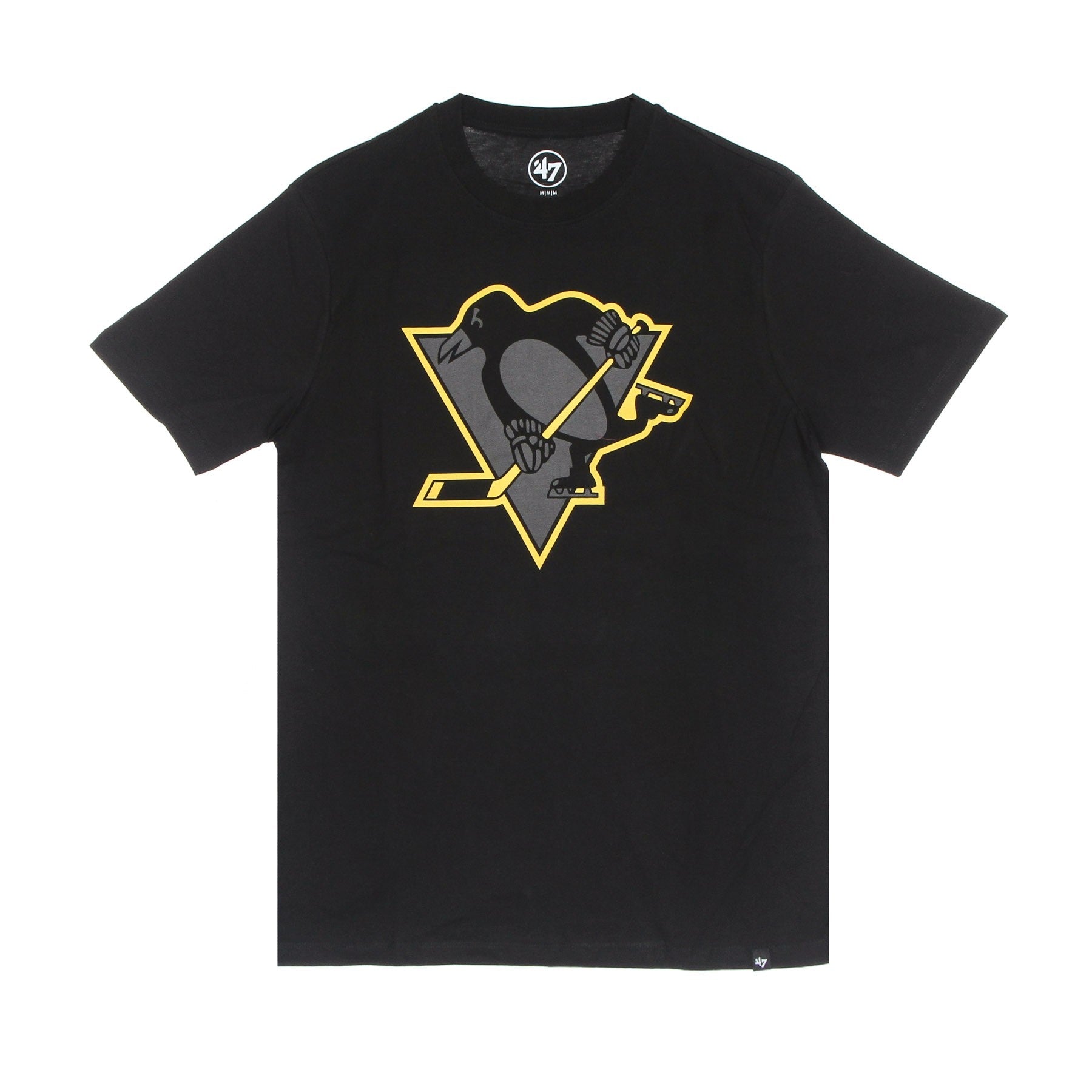 47 Brand, Maglietta Uomo Nhl Imprint Echo Tee Pitpen, Jet Black