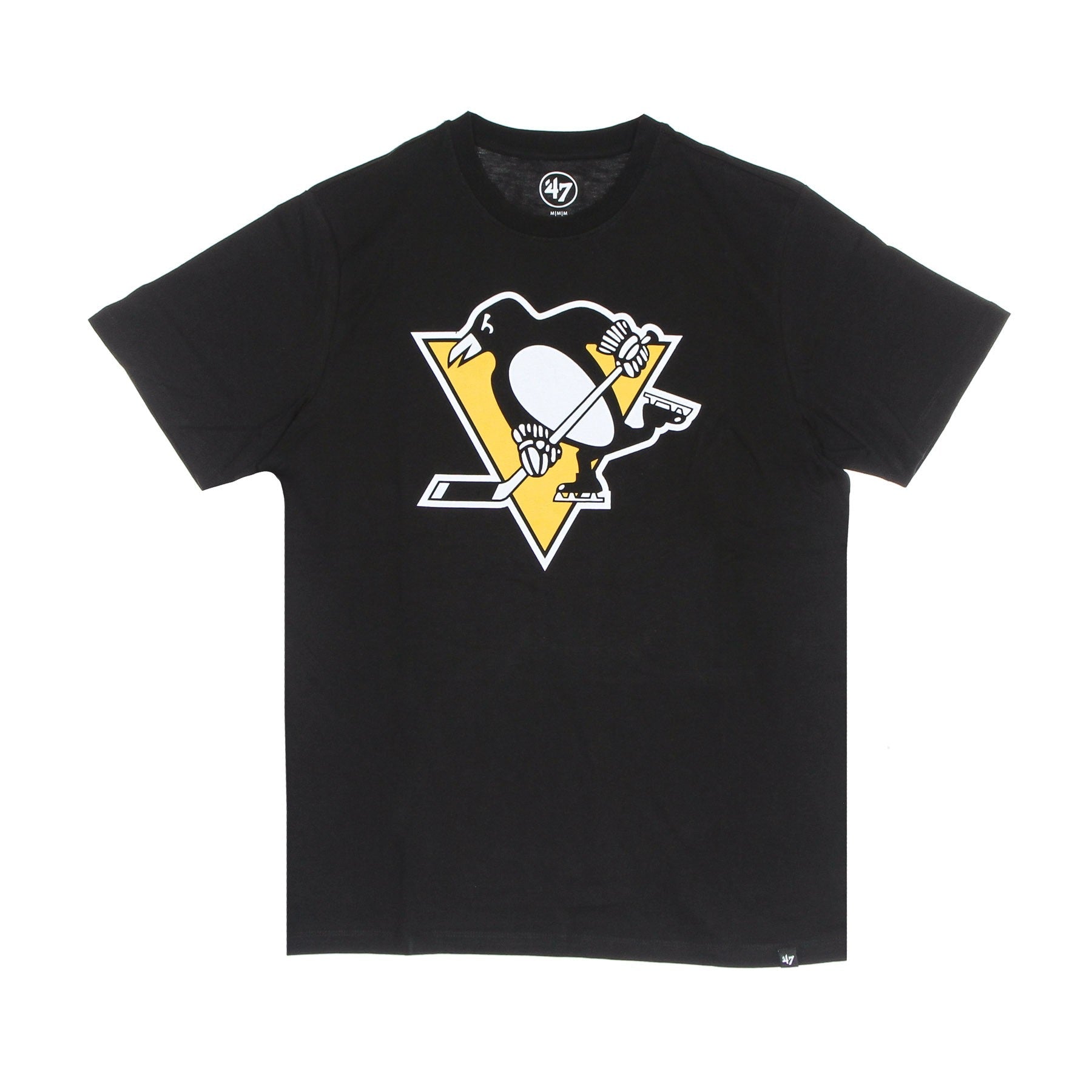 47 Brand, Maglietta Uomo Nhl Imprint Echo Tee Pitpen, Jet Black