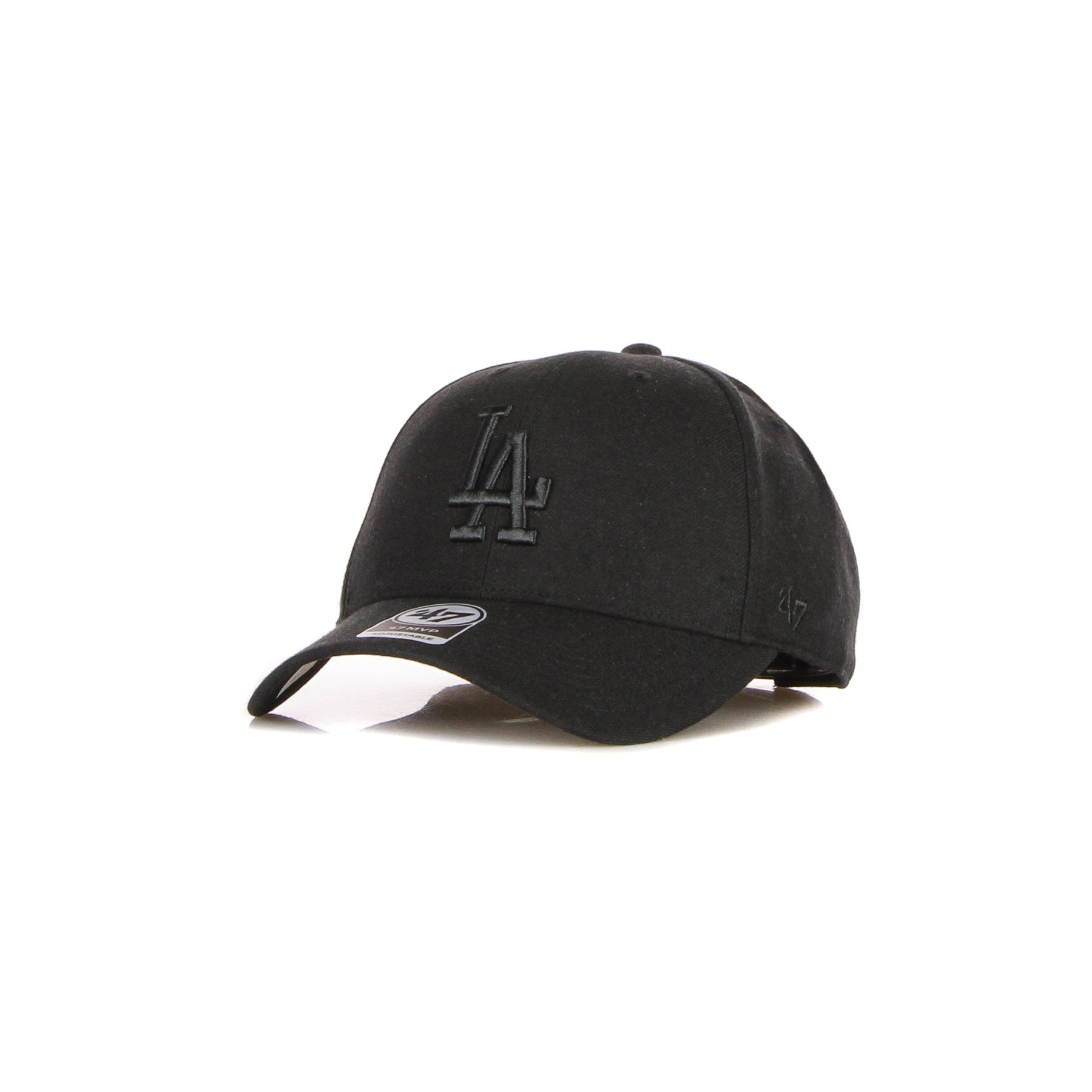 47 Brand, Cappellino Visiera Curva Uomo Mlb Mvp Snapback Losdod, Black/black