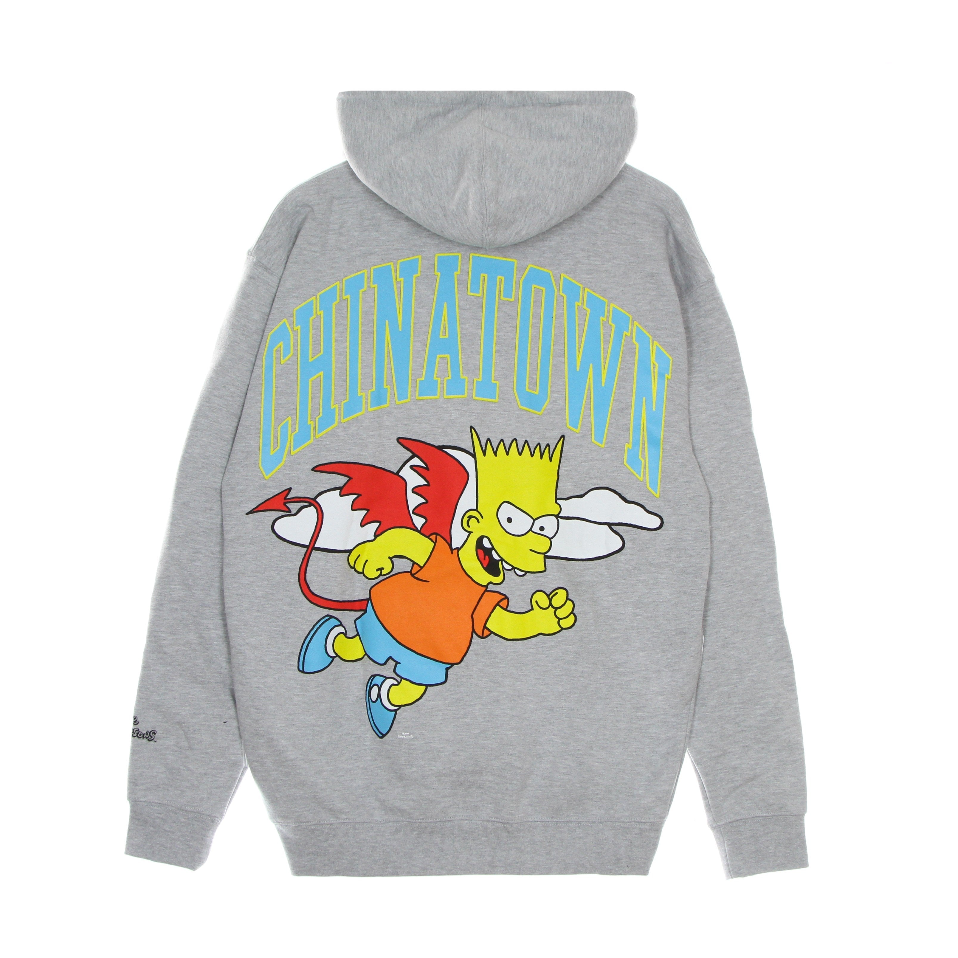 Market, Felpa Cappuccio Uomo Devil Arc Hoodie X The Simpsons, Ash