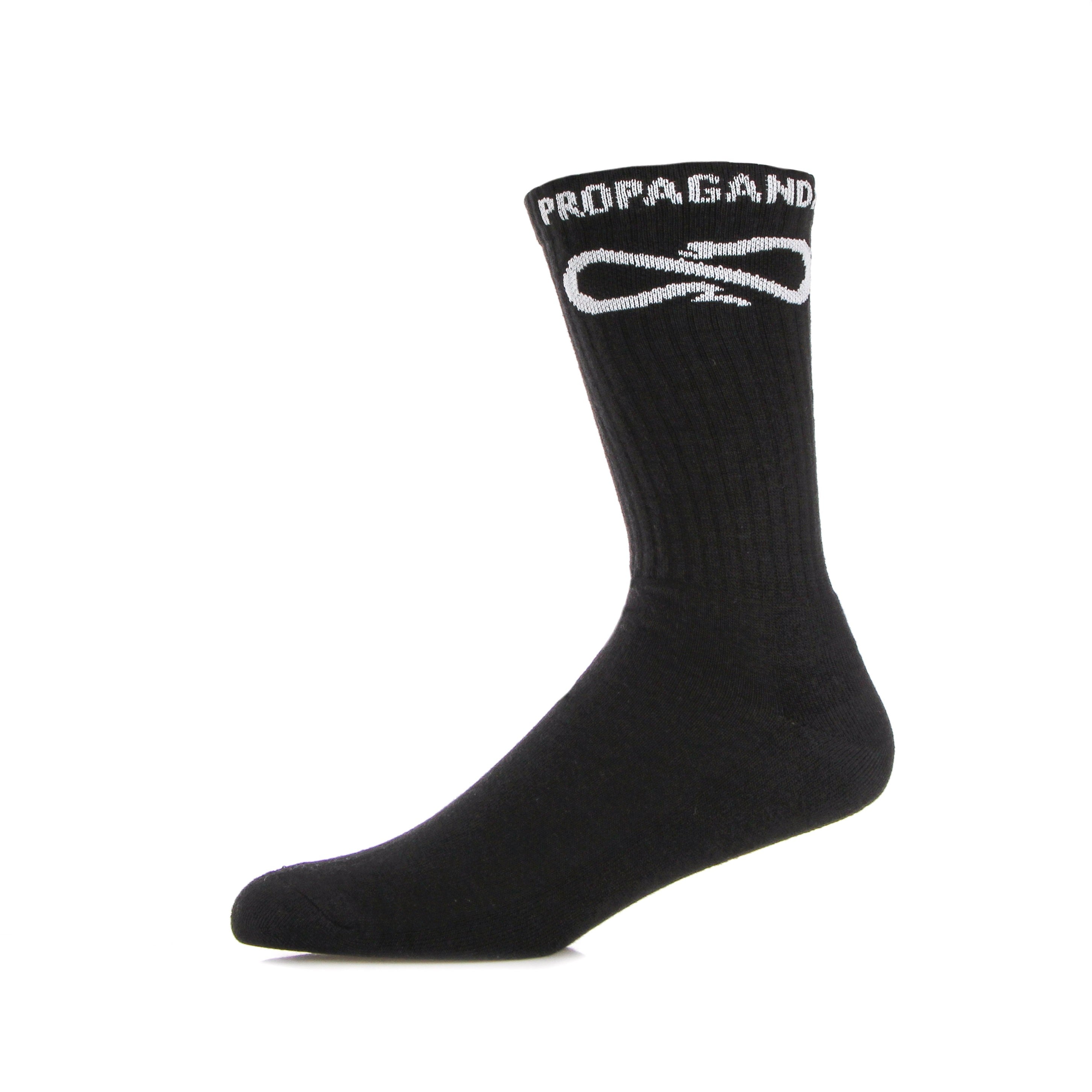 Propaganda, Calza Media Uomo Classic Socks, Black