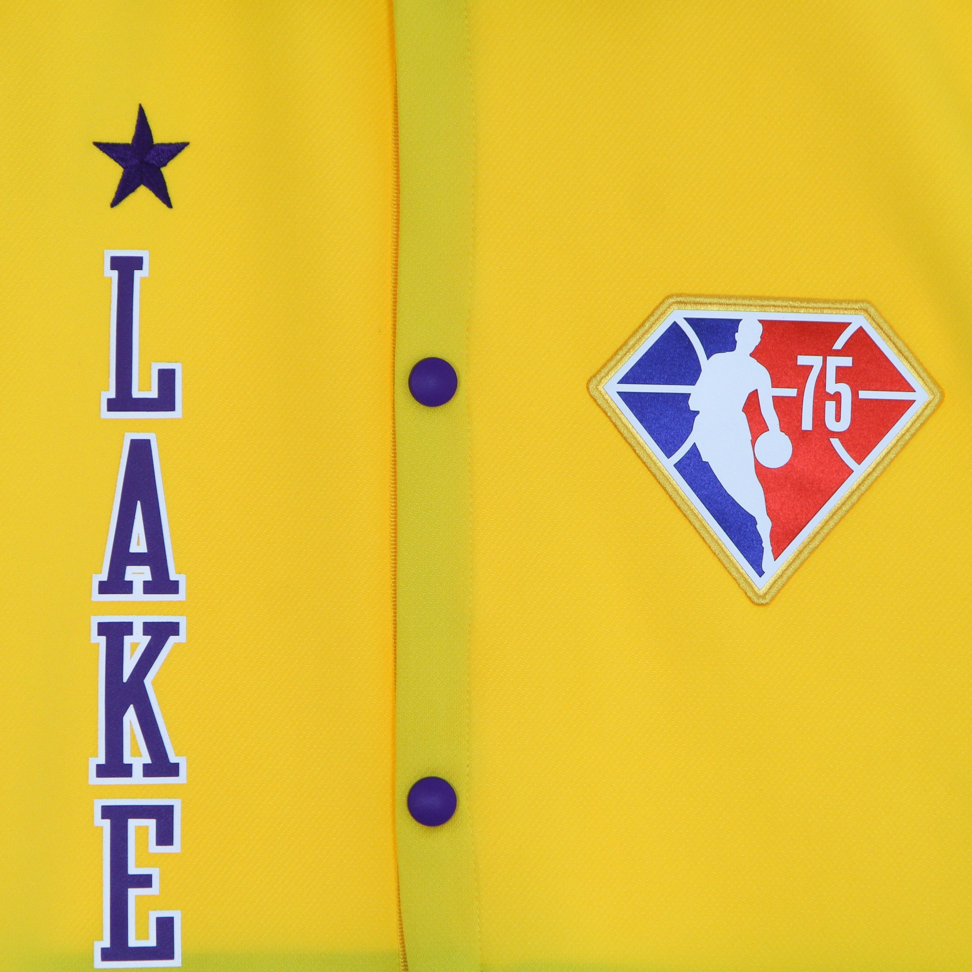 Casacca Bottoni Uomo Nba Dri Fit Showtime Jacket Loslak Amarillo/field Purple/coast/field Purple