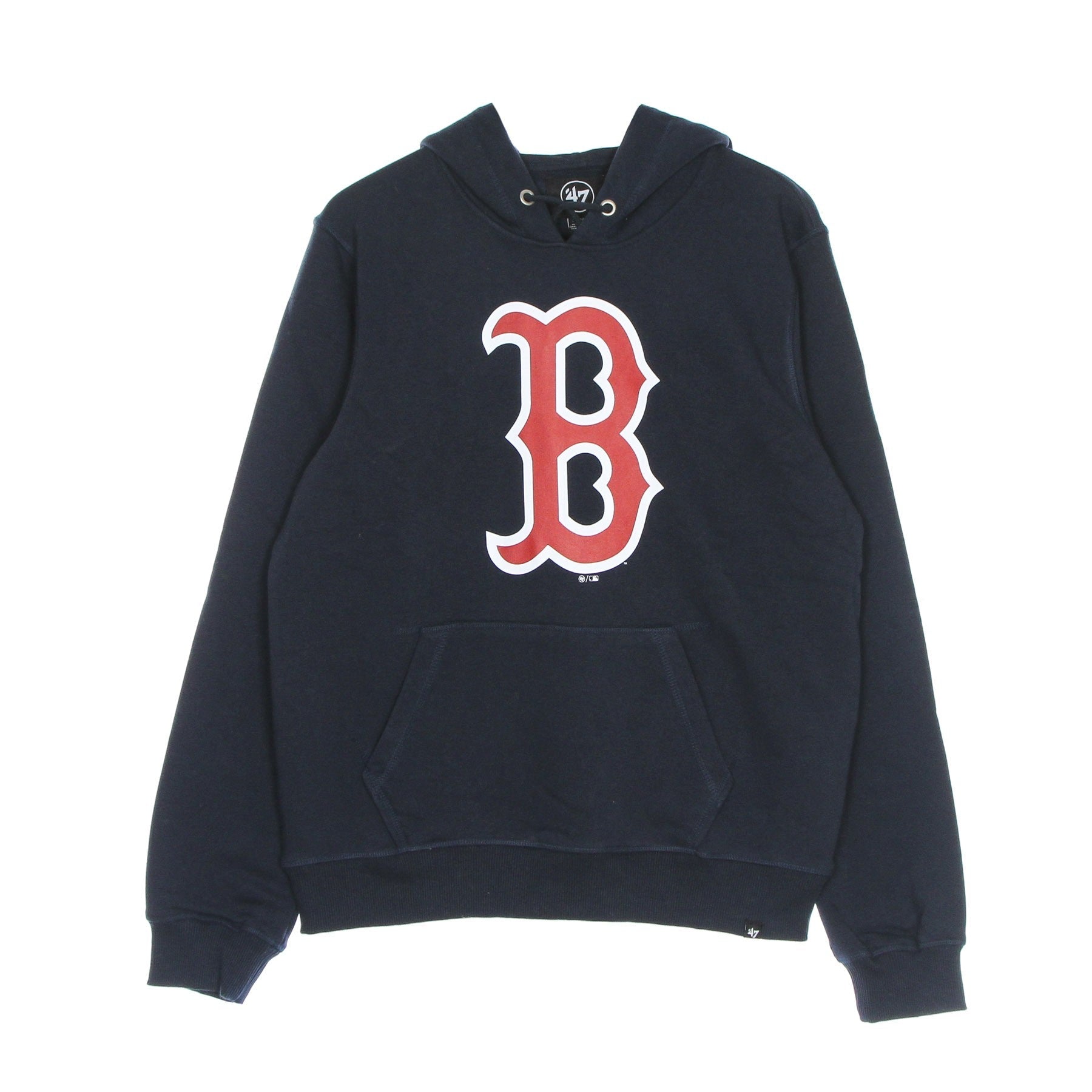 47 Brand, Felpa Cappuccio Uomo Mlb Imprint Burnside Hood Bosred, Fall Navy