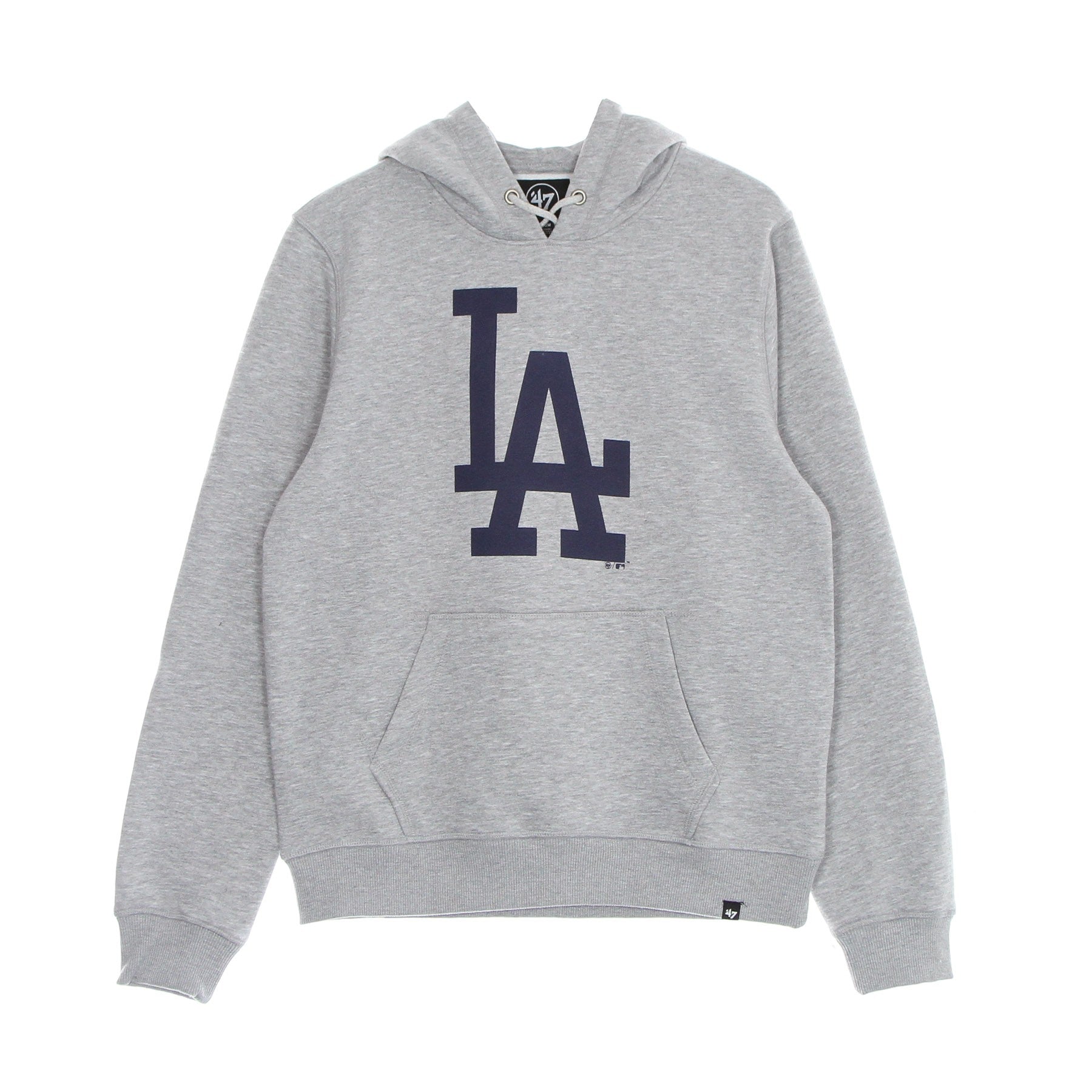 47 Brand, Felpa Cappuccio Uomo Mlb Imprint Burnside Hood Losdod, Slate Grey