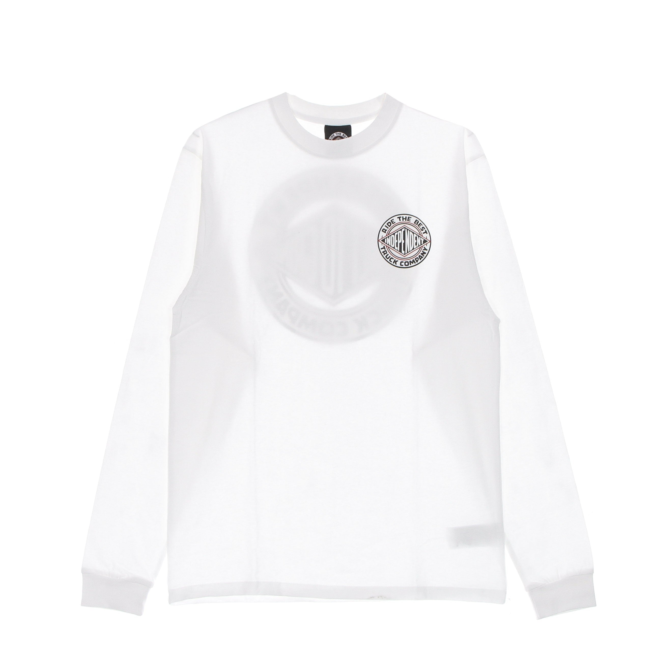 Independent, Maglietta Manica Lunga Uomo Btg Summit L/s Tee, White