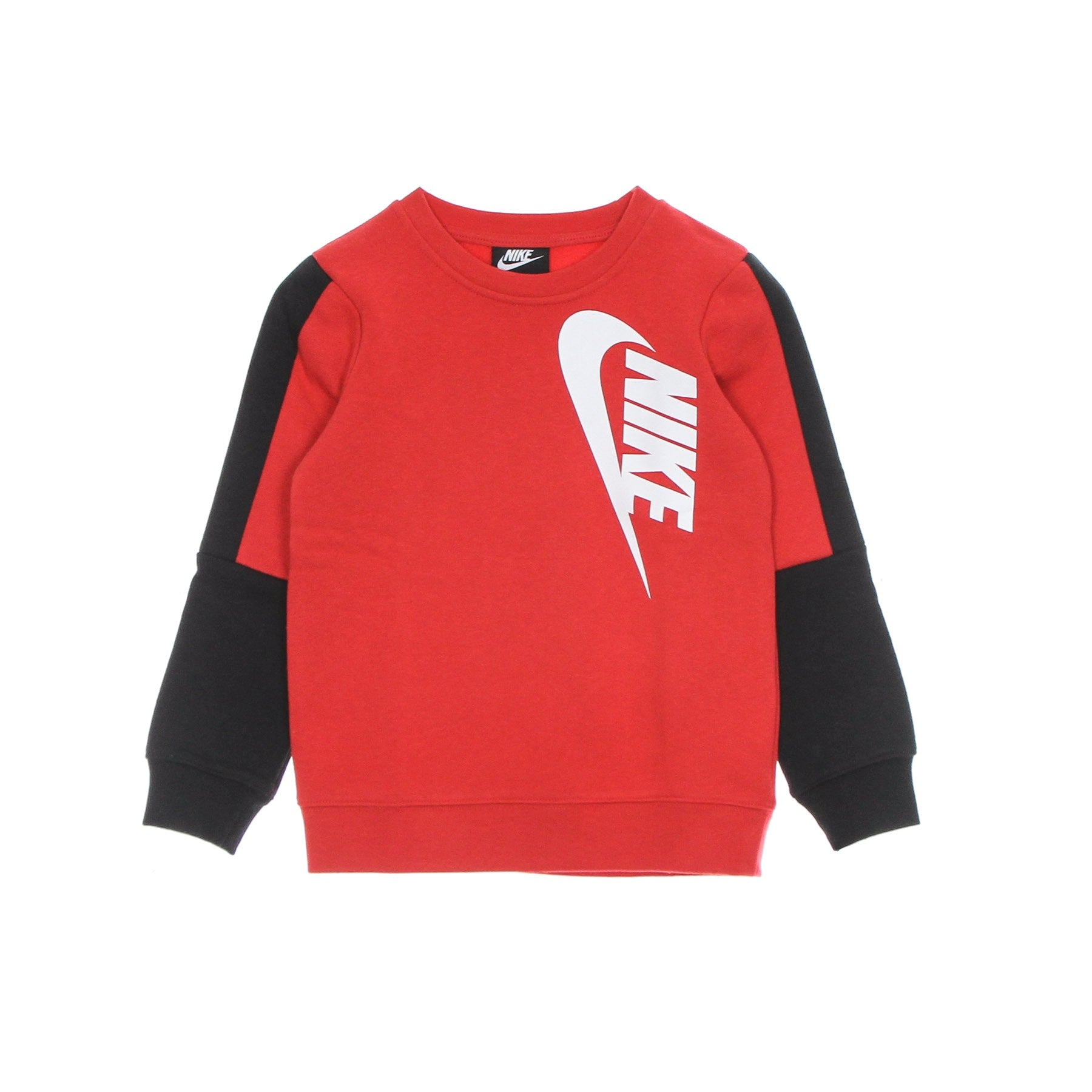 Nike, Felpa Girocollo Bambino Amplify Crew, University Red