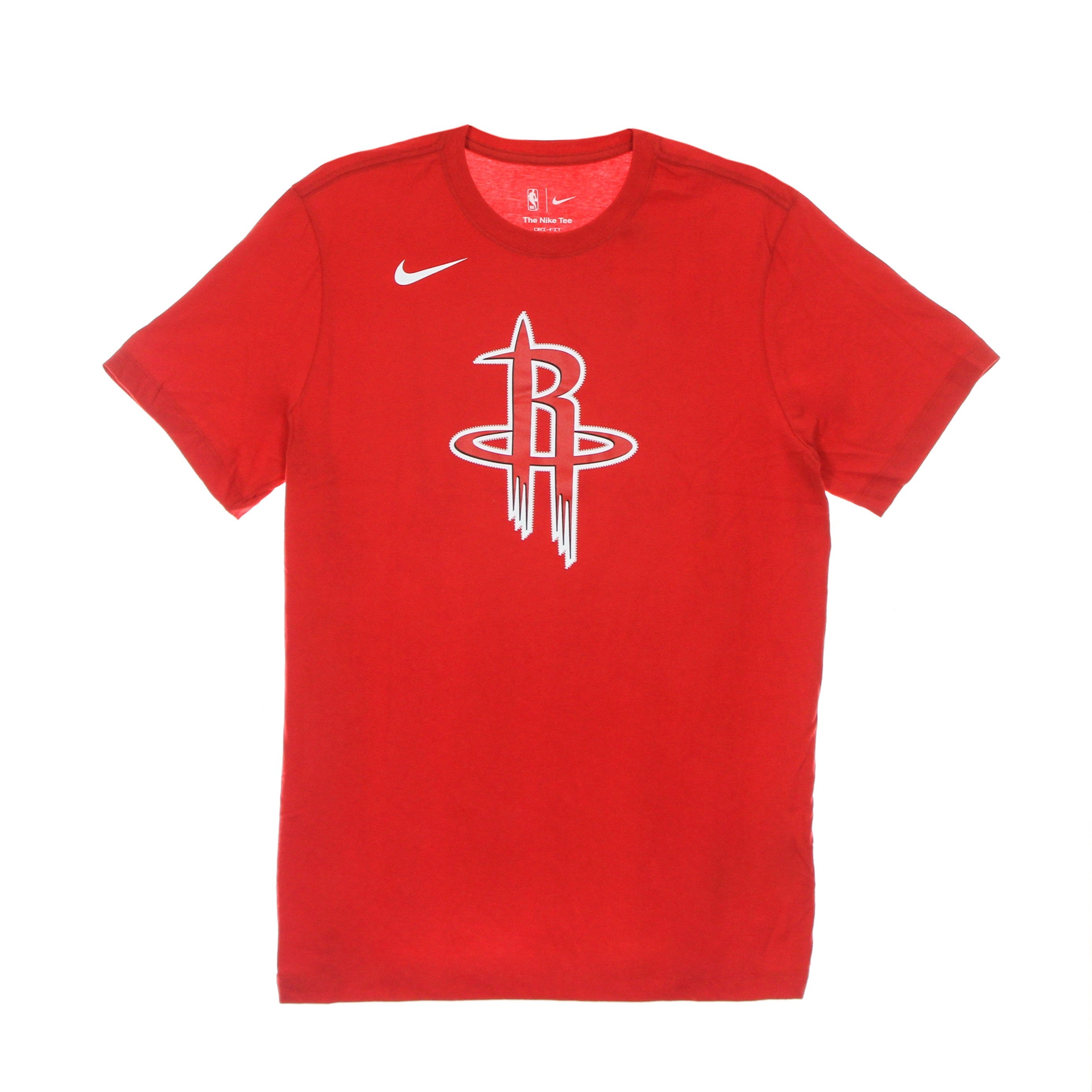 Nike Nba, Maglietta Uomo Nba Dri Fit Essential Logo Tee Houroc, University Red