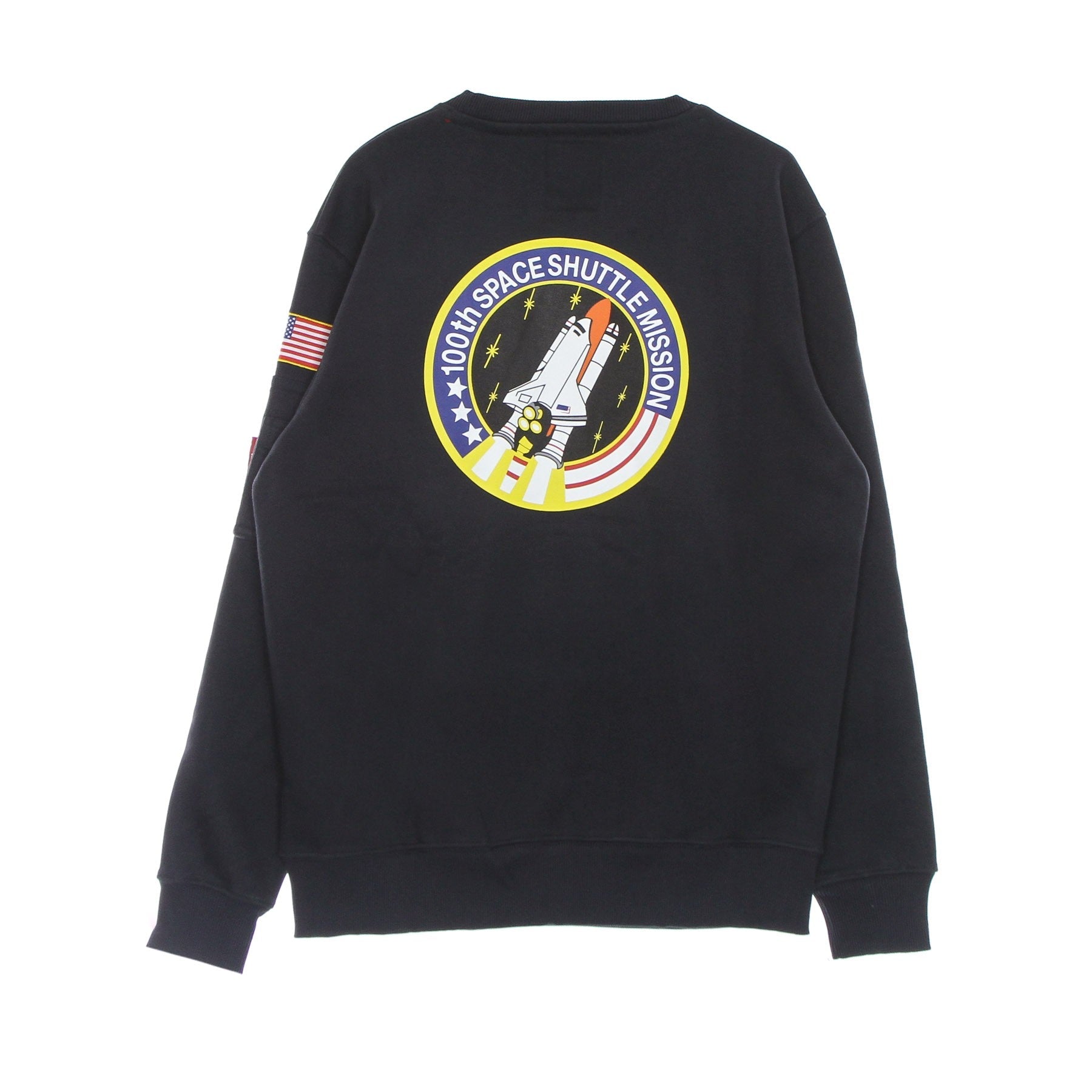 Alpha Industries, Felpa Girocollo Uomo Space Shuttle Sweater, 