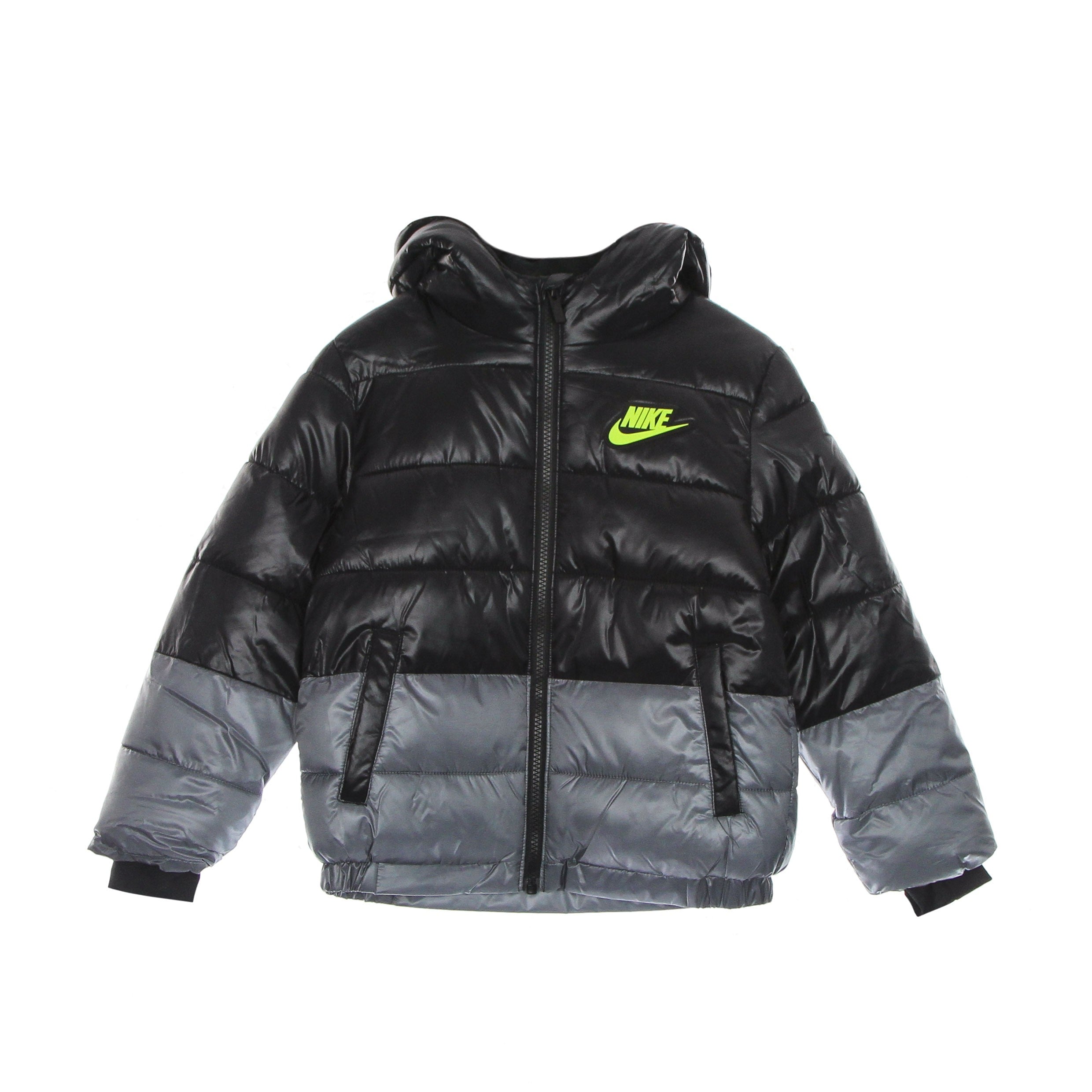 Nike, Piumino Bambino Color Block Down Jacket, Black