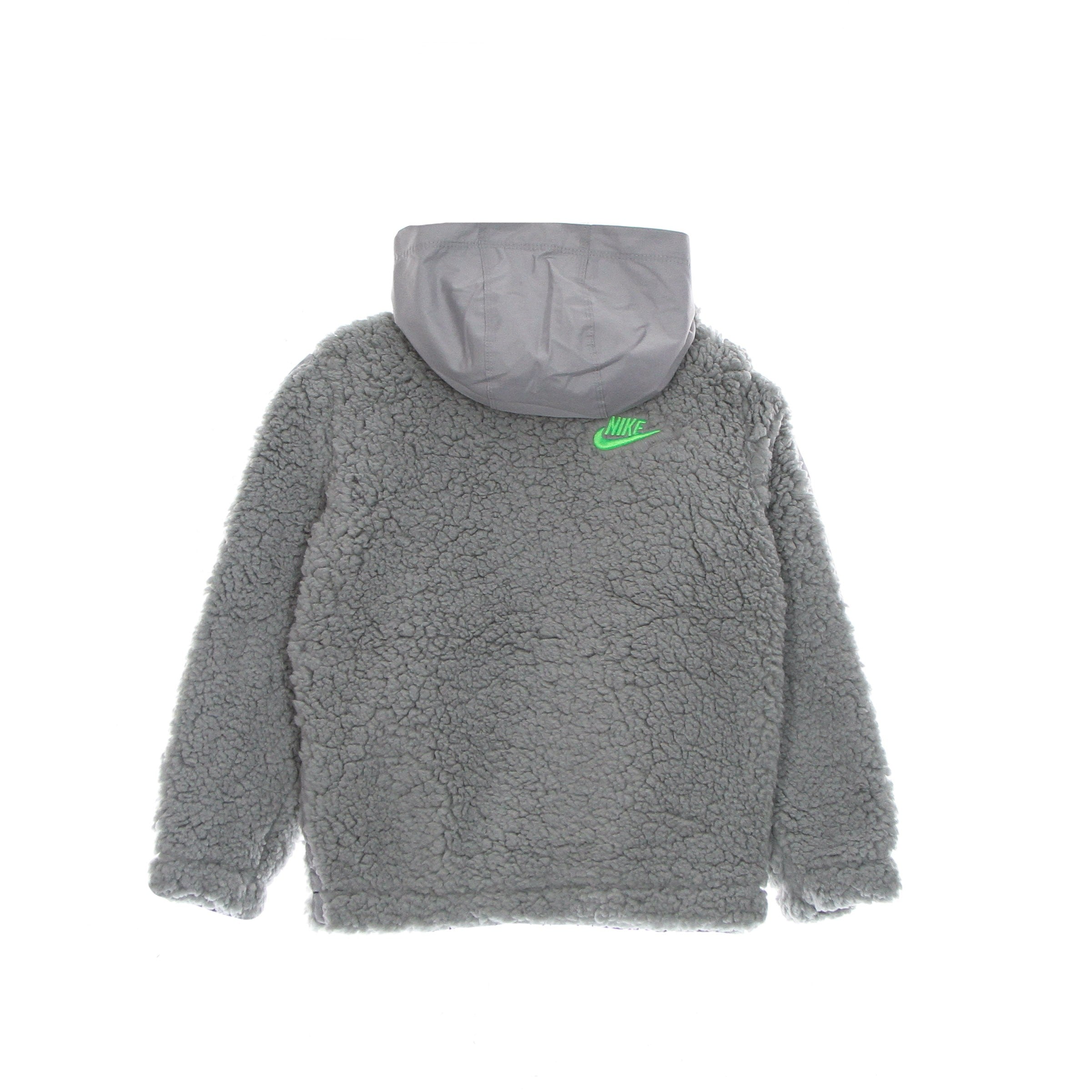 Nike, Felpa Cappuccio Zip Bambino Amplify Sherpa Half Zip, 