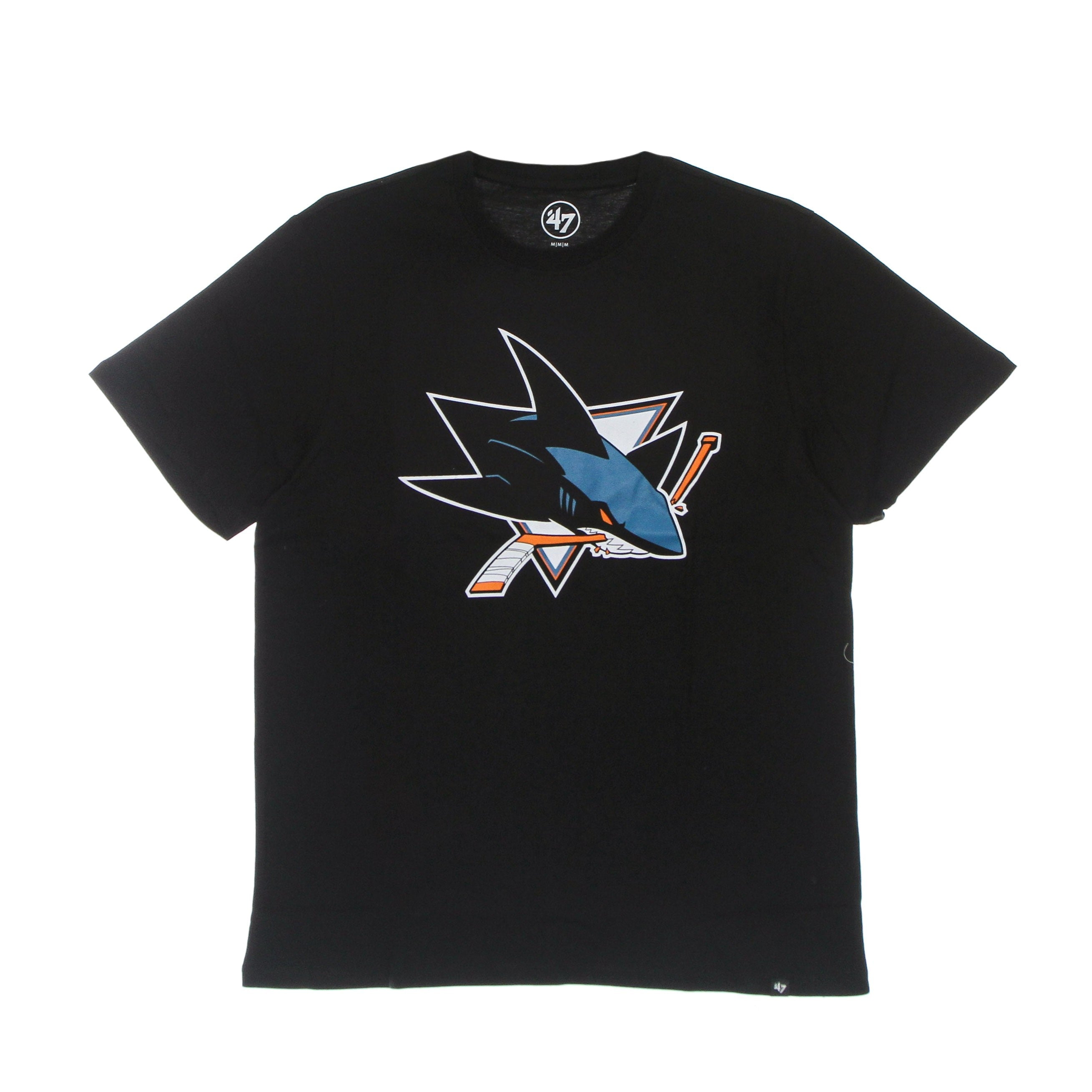 47 Brand, Maglietta Uomo Nhl Imprint Echo Tee Sajsha, Black