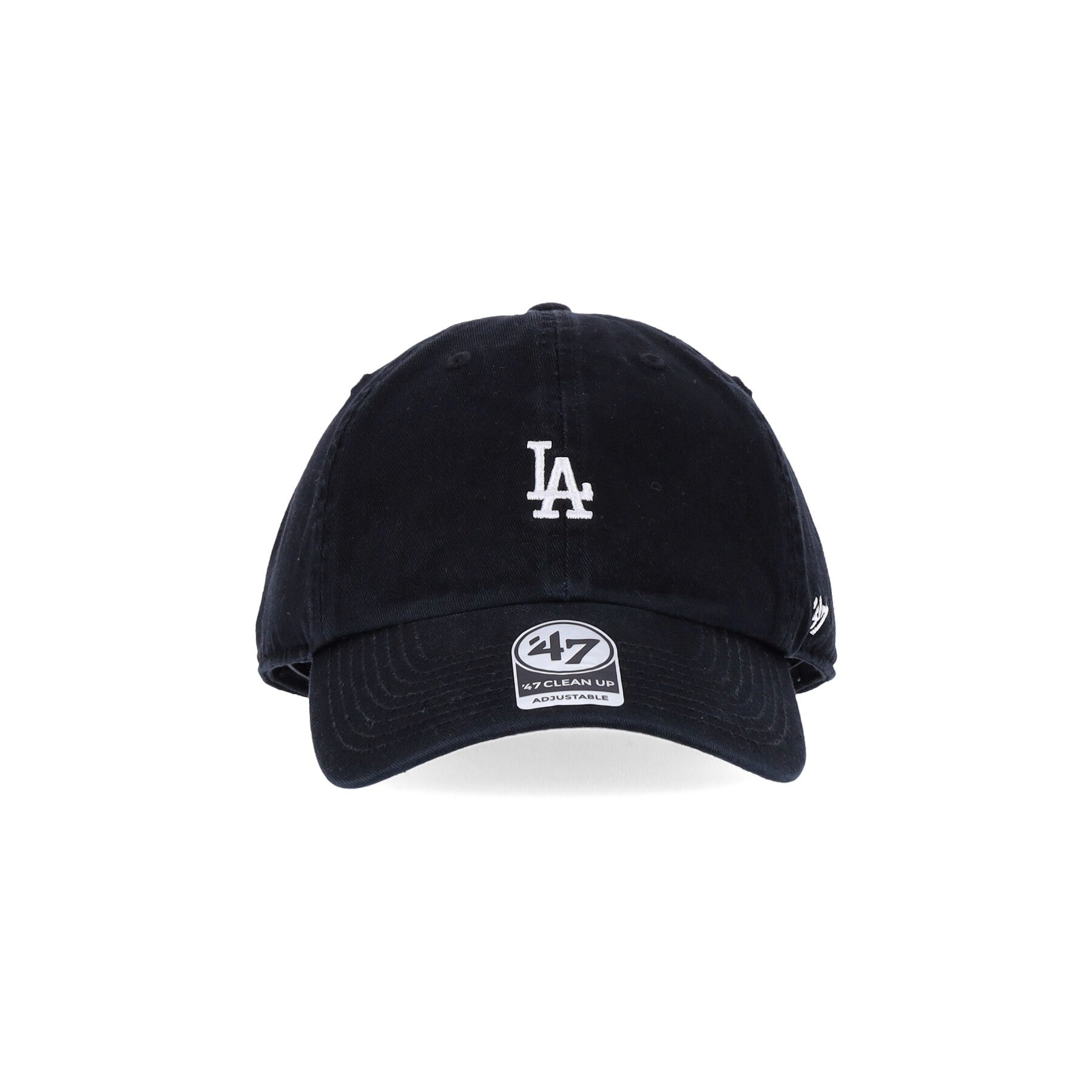 47 Brand, Cappellino Visiera Curva Uomo Mlb Clean Up Losdod, Black/white