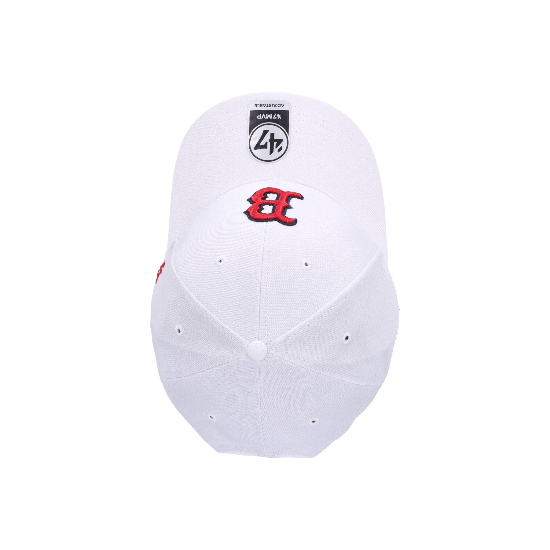 Cappellino Visiera Curva Uomo Mlb Mvp Bosred White