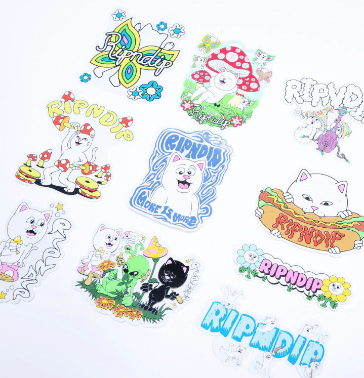 Ripndip, Adesivo Uomo Sticker Pack Two, 