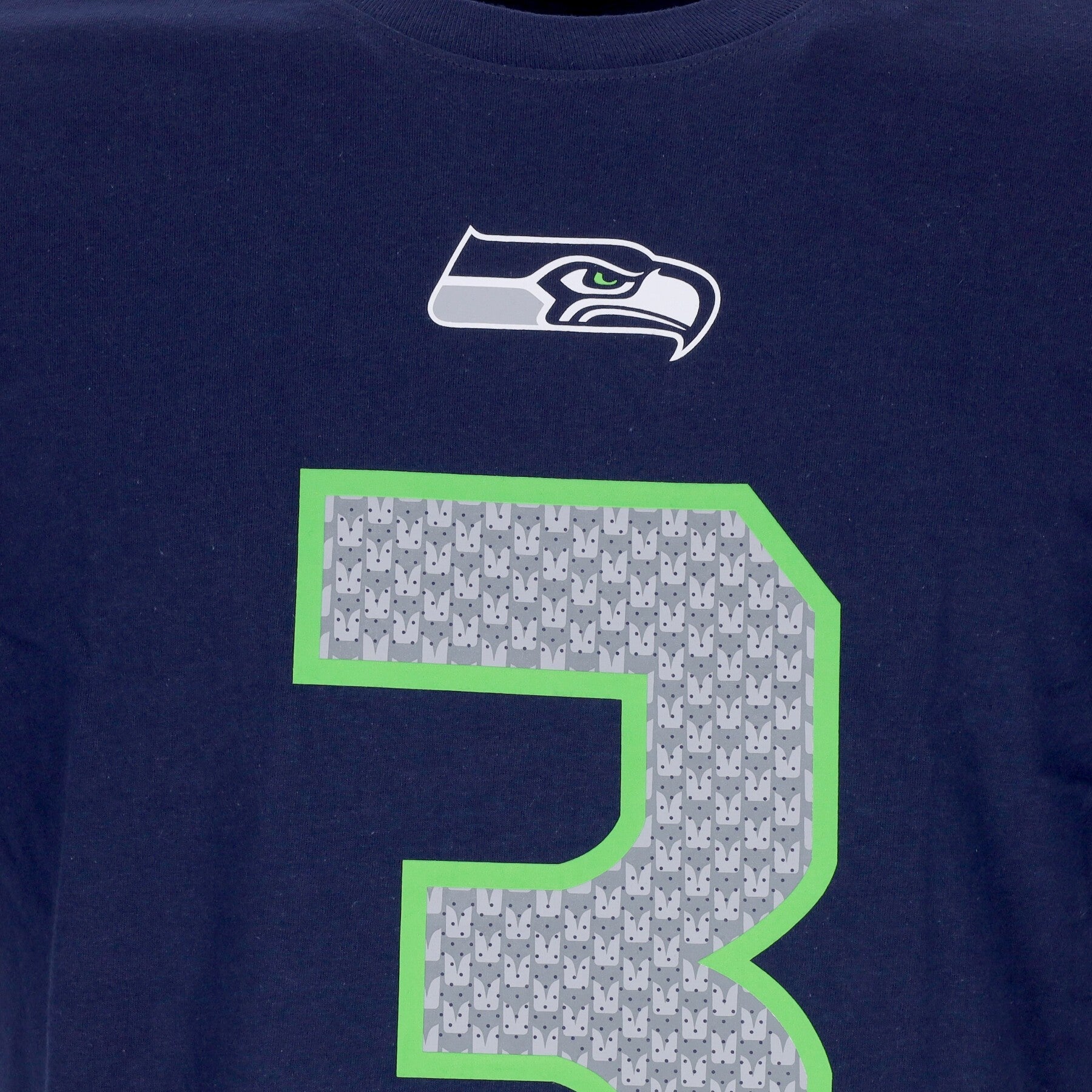 Nike Nfl, Maglietta Uomo Nfl Player Tee No 3 Russell Wilson Seasea, 