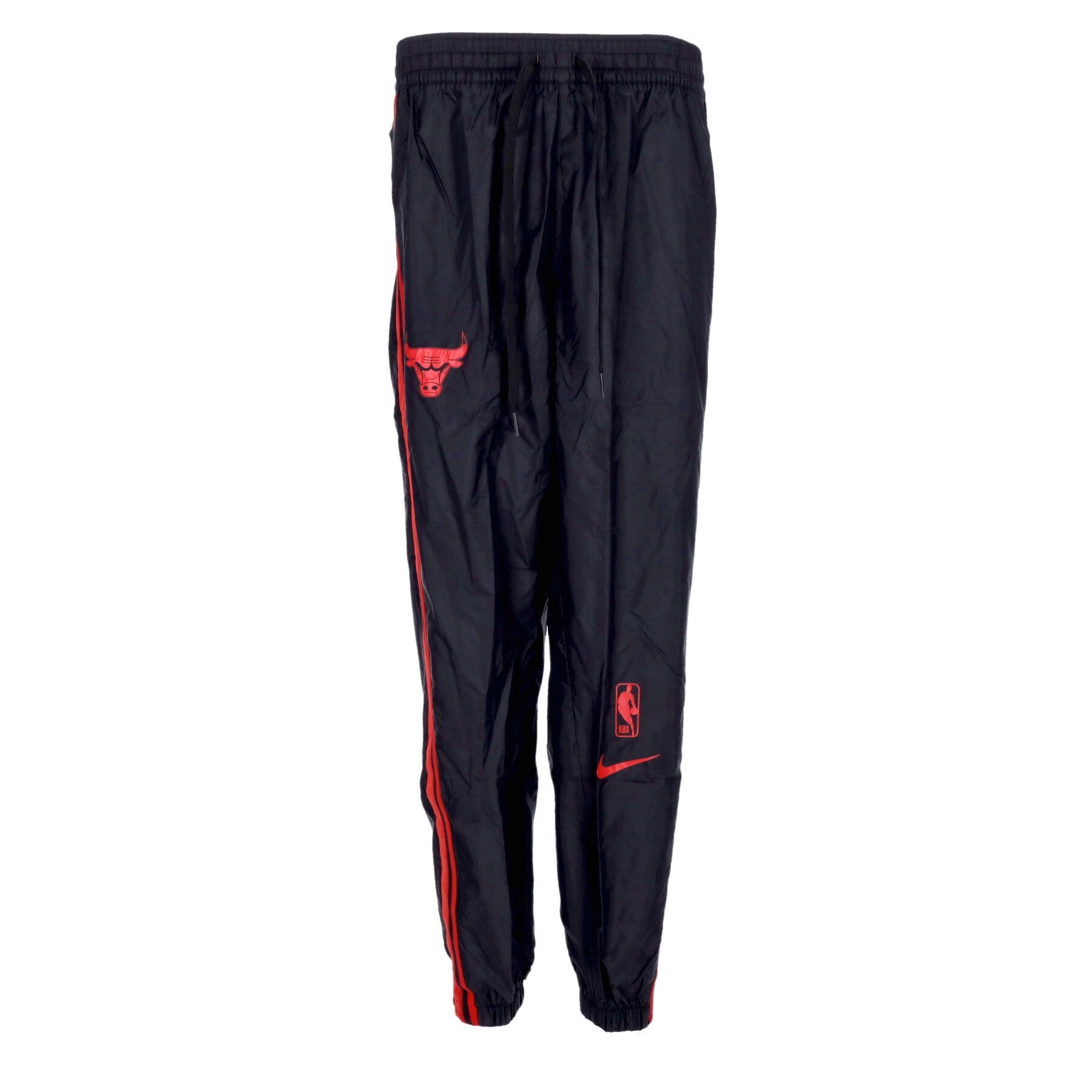 Nike Nba, Pantalone Tuta Uomo Nba Tracksuit Pant Courtside Chibul, Black/university Red/university Red