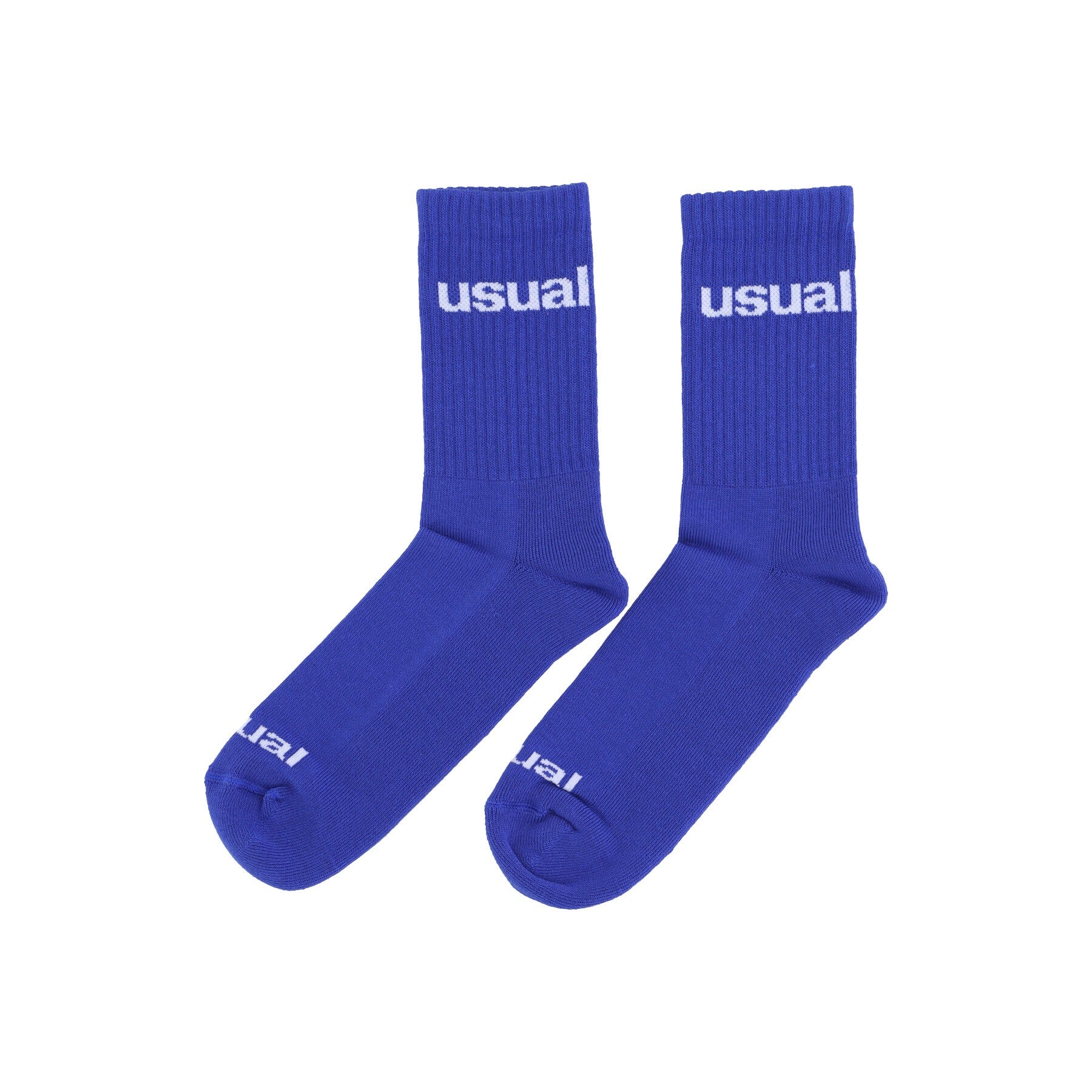 Usual, Calza Media Uomo Logo Socks, Royal