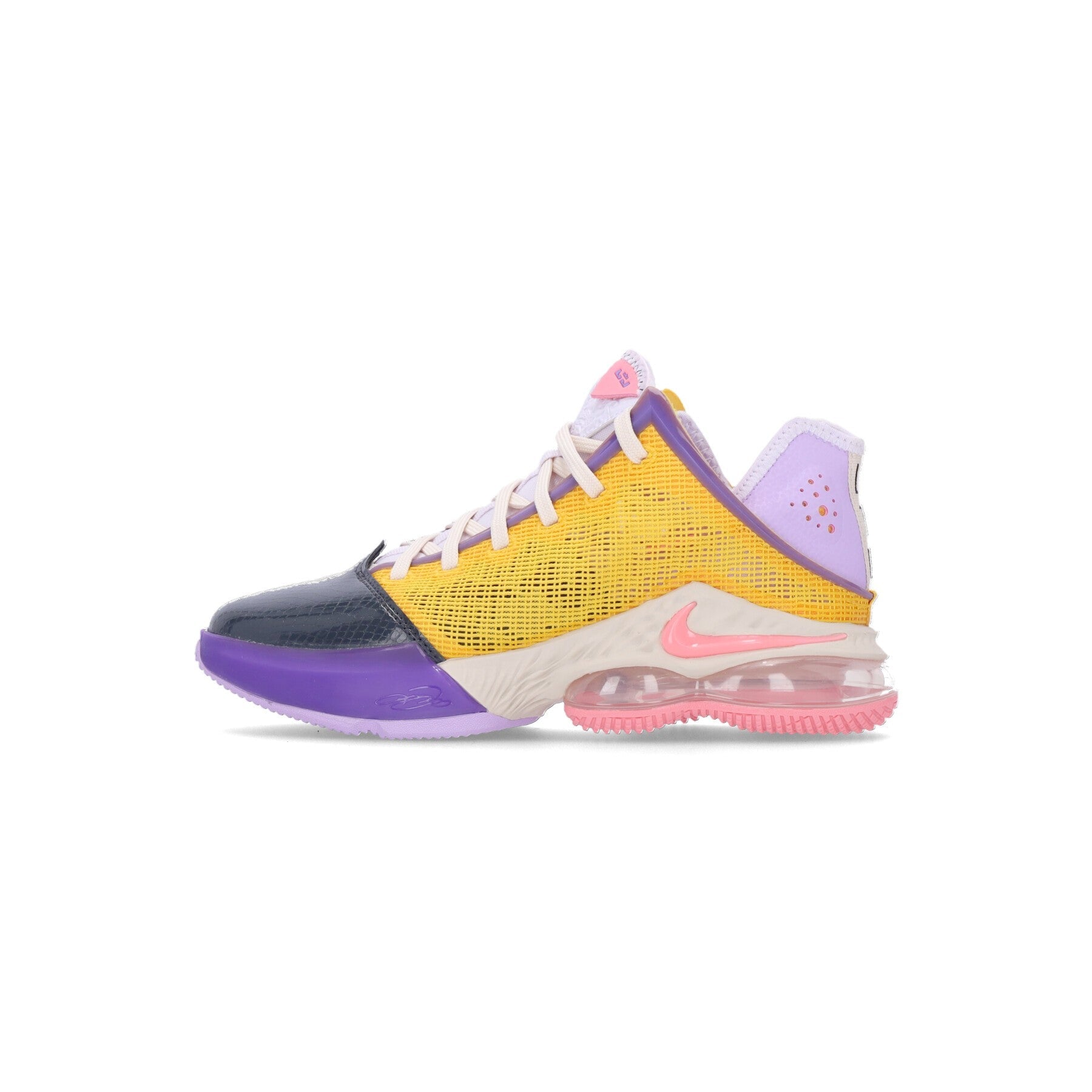 Nike Nba, Scarpa Basket Uomo Lebron Xix Low, Lilac/pink Gaze/dk Smoke Grey