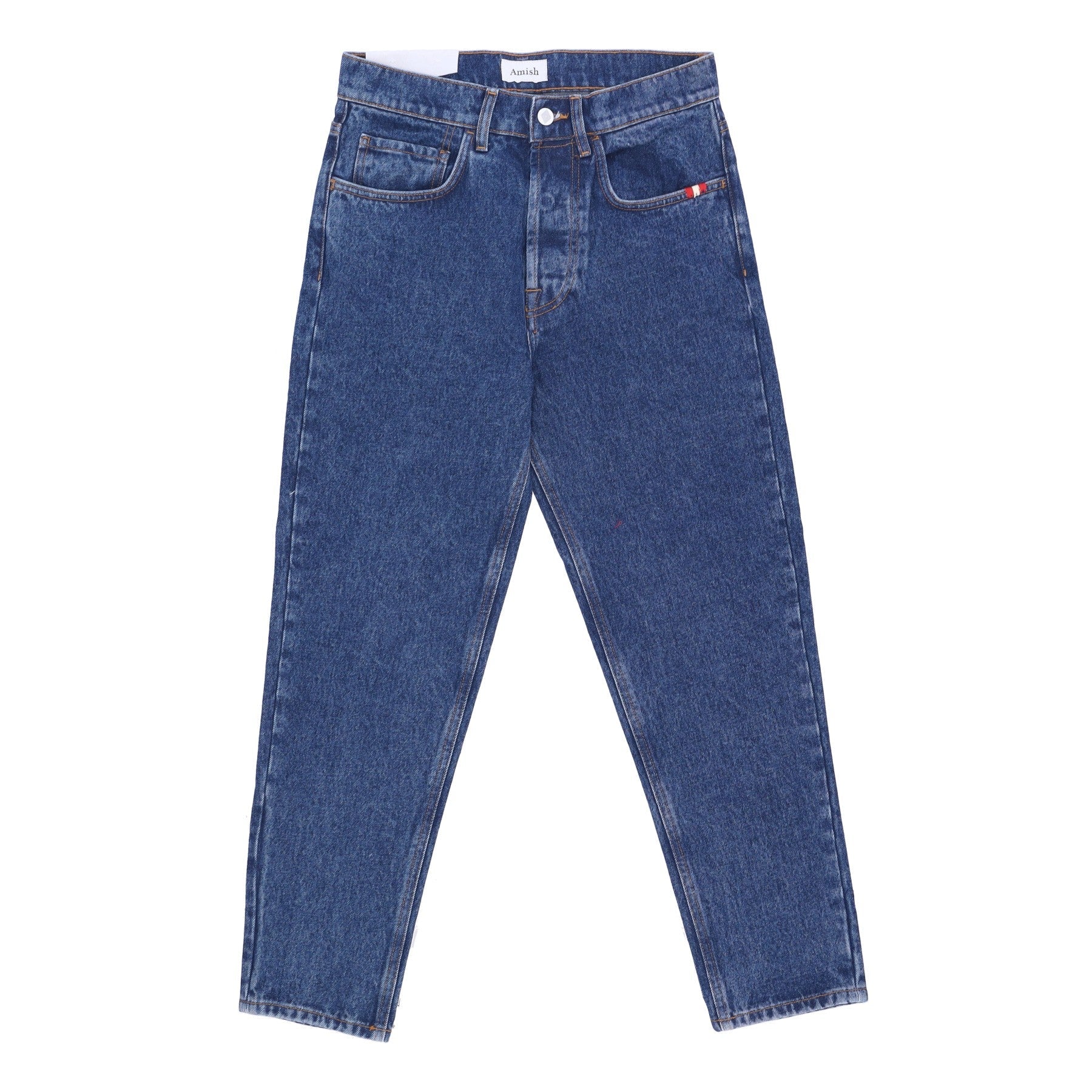 Amish, Jeans Uomo Jeremiah, Denim Stone Washed