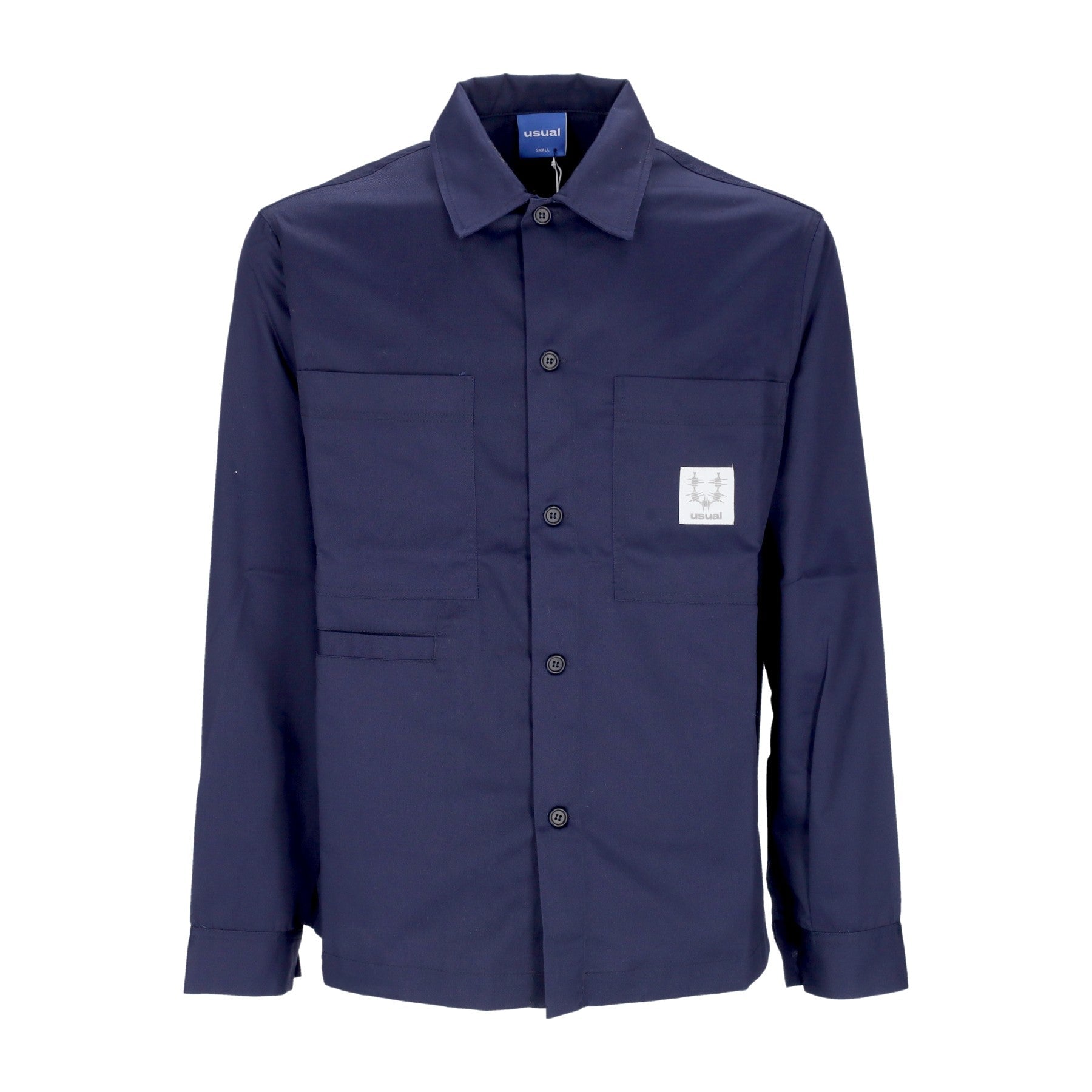 Usual, Camicia Manica Lunga Uomo Hangar Shirt, Navy