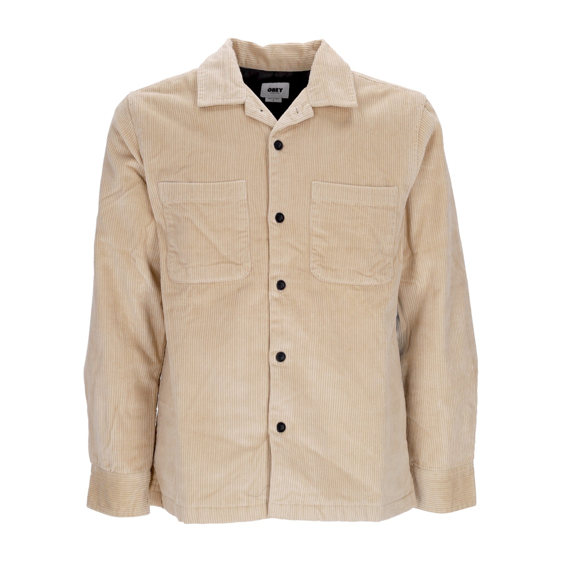 Obey, Camicia Imbottita Uomo Simon Shirt Jacket, Irish Cream