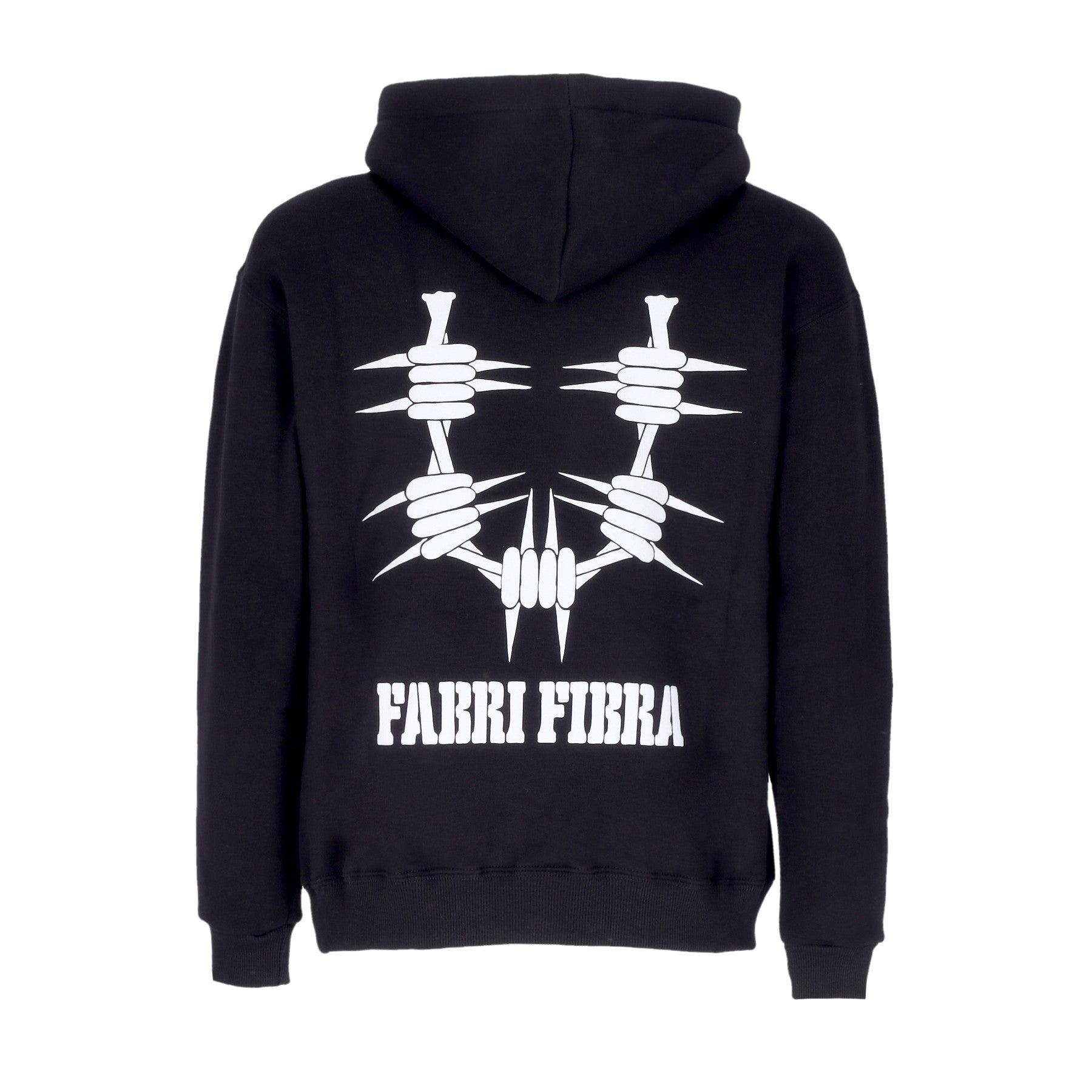 Usual, Felpa Cappuccio Uomo Hoodie X Fabri Fibra, 