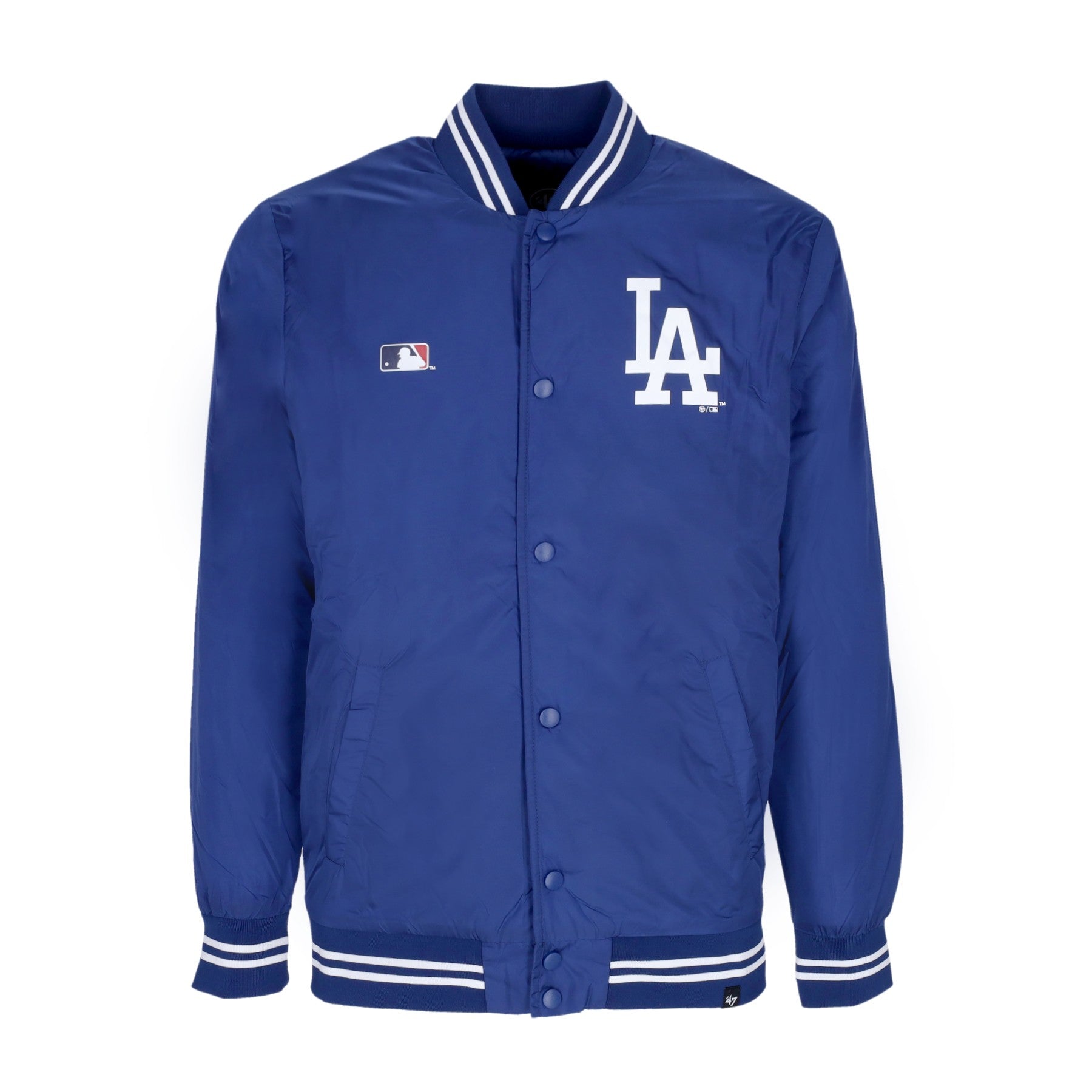 47 Brand, Giubbotto Bomber Uomo Mlb Drift Track Jacket Losdod, Royal Blue