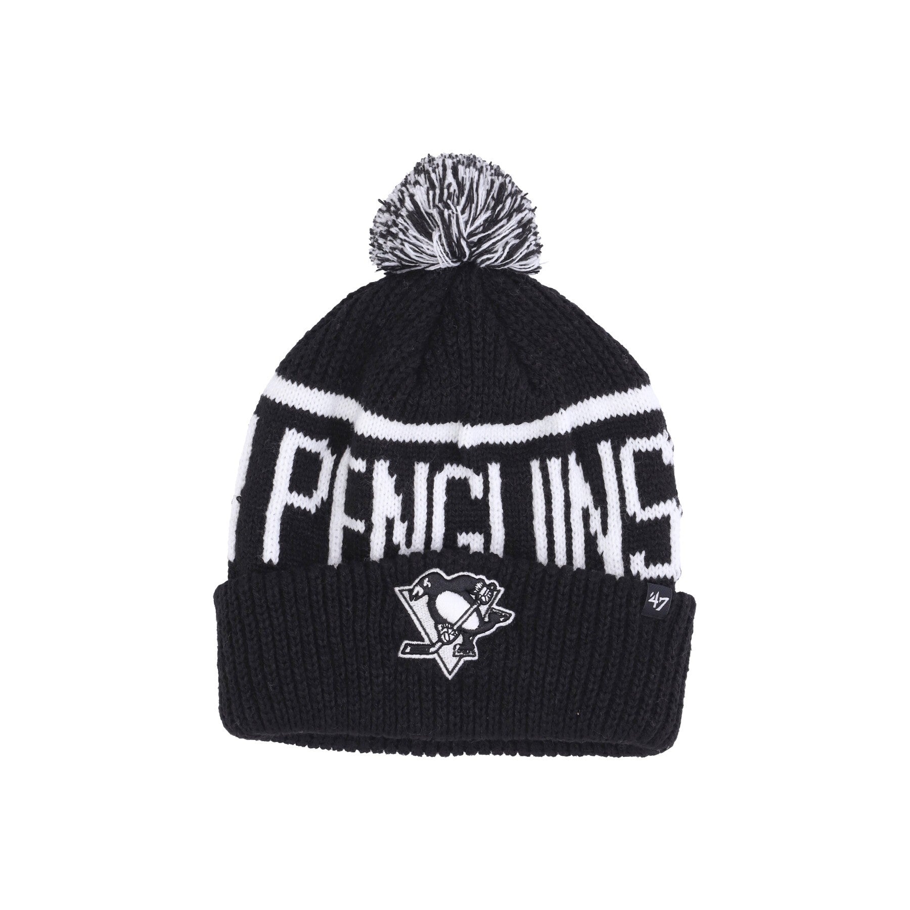 Cappello Pom Pom Uomo Nhl Calgary Pom Beanie Pitpen Black