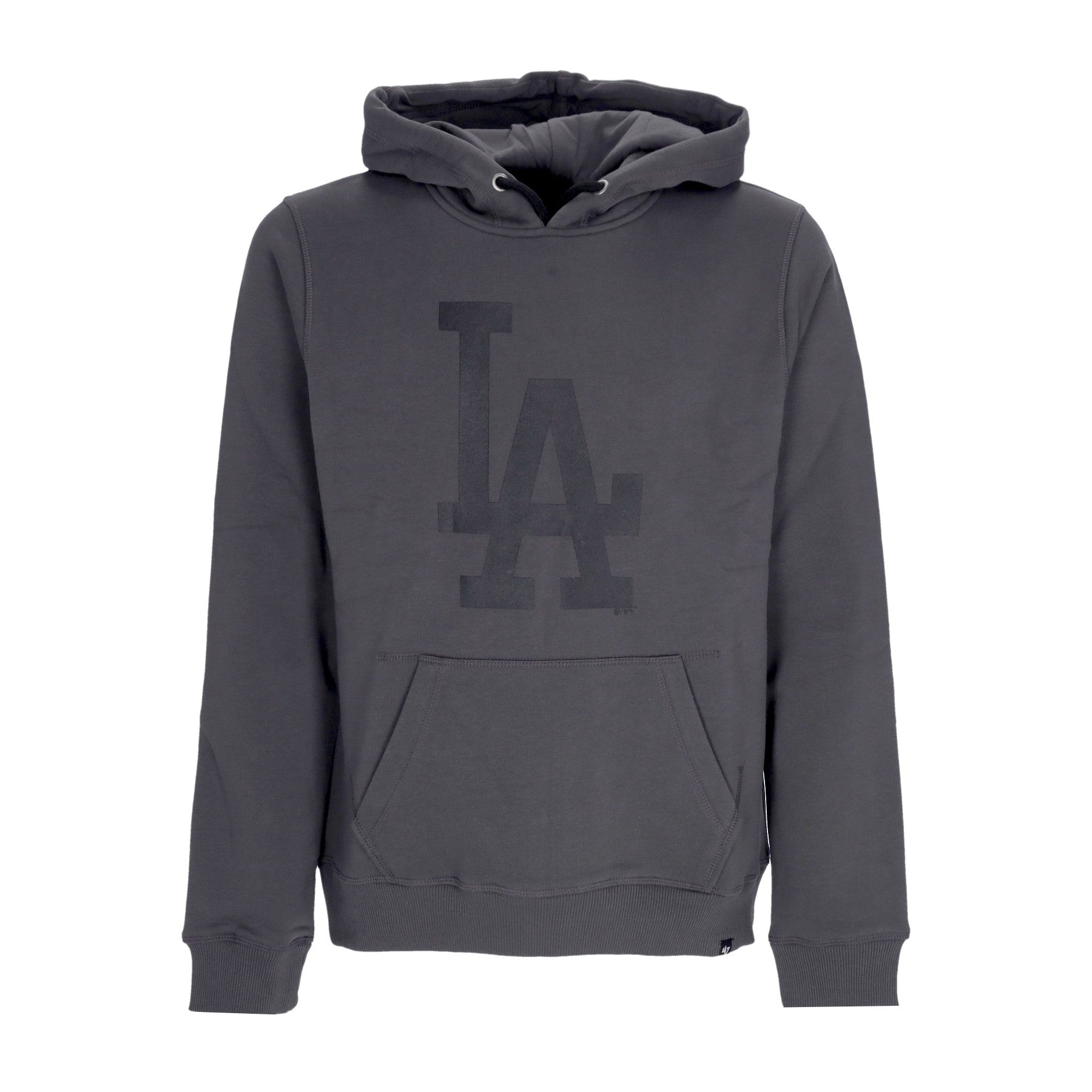 47 Brand, Felpa Cappuccio Uomo Mlb Imprint Burnside Hood Losdod, Charcoal