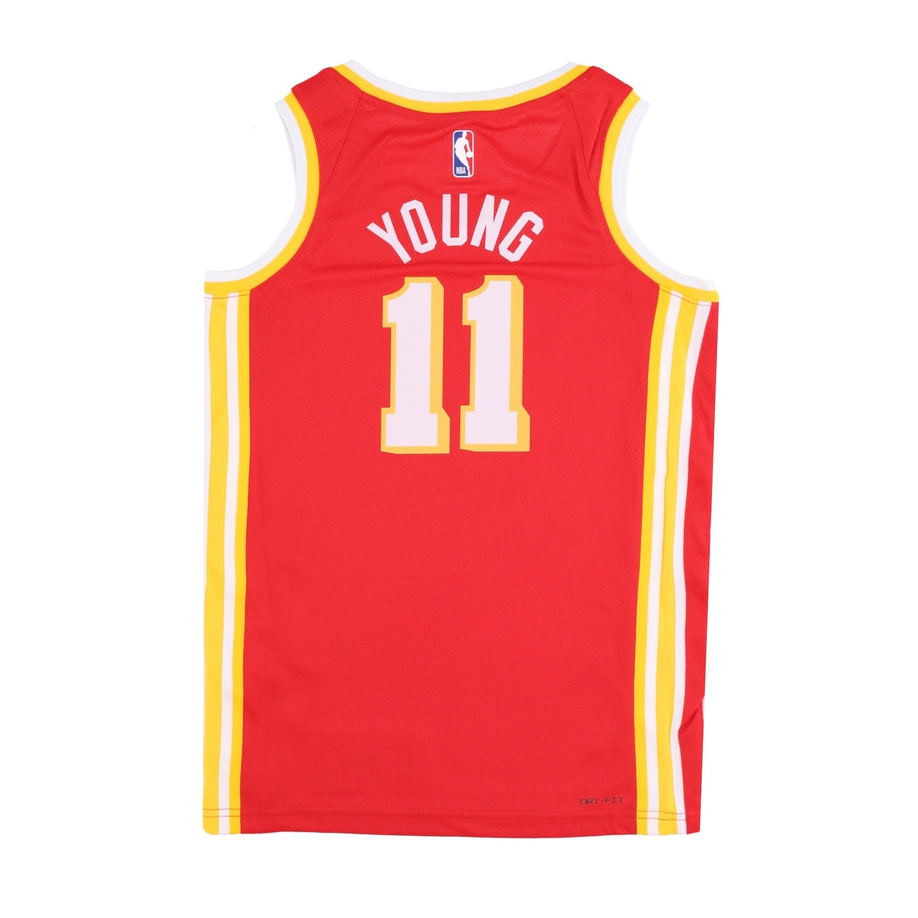 Nike Nba, Canotta Basket Uomo Nba Icon 22 Dri-fit Swingman Jersey No 11 Trae Young Atlhaw, 