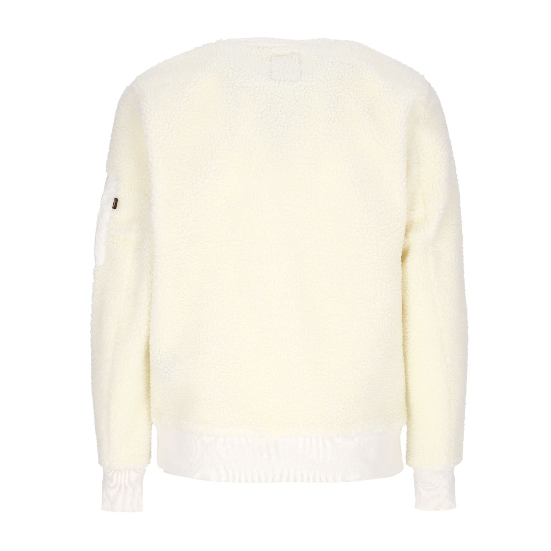 Alpha Industries, Felpa Girocollo Uomo Teddy Sweater, 