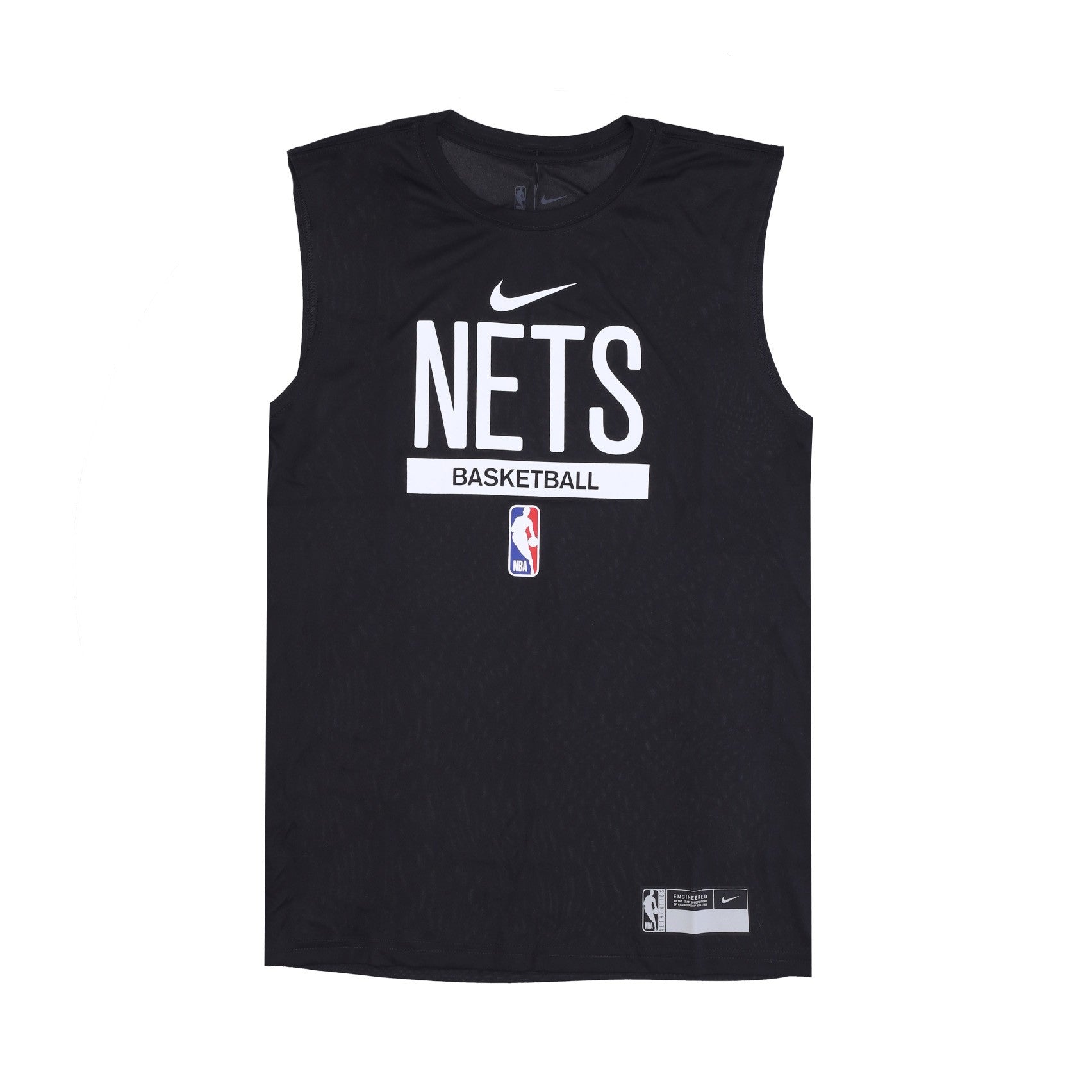 Nike Nba, Canotta Uomo Nba Dri-fit Practice Tank Bronet, White