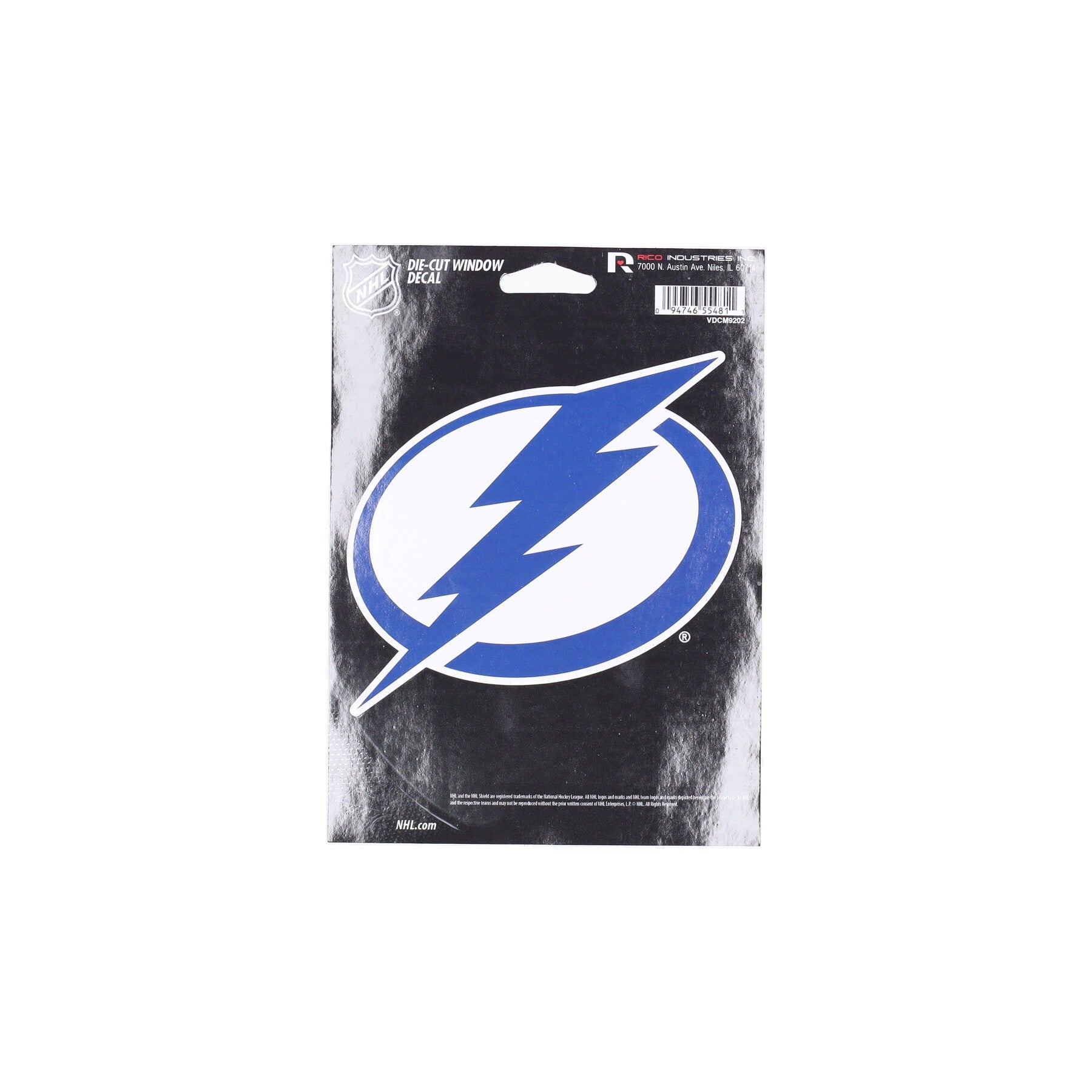 Rico Industries, Adesivo Uomo Nhl Medium Die Cut Decal Tamlig, Original Team Colors