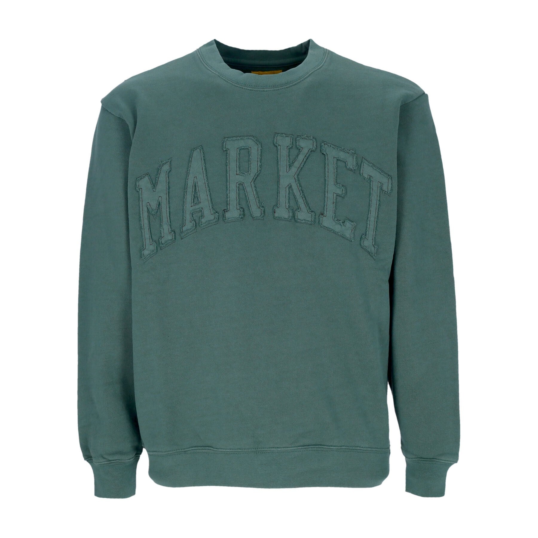 Market, Felpa Girocollo Uomo Vintage Wash Crewneck, Alpine