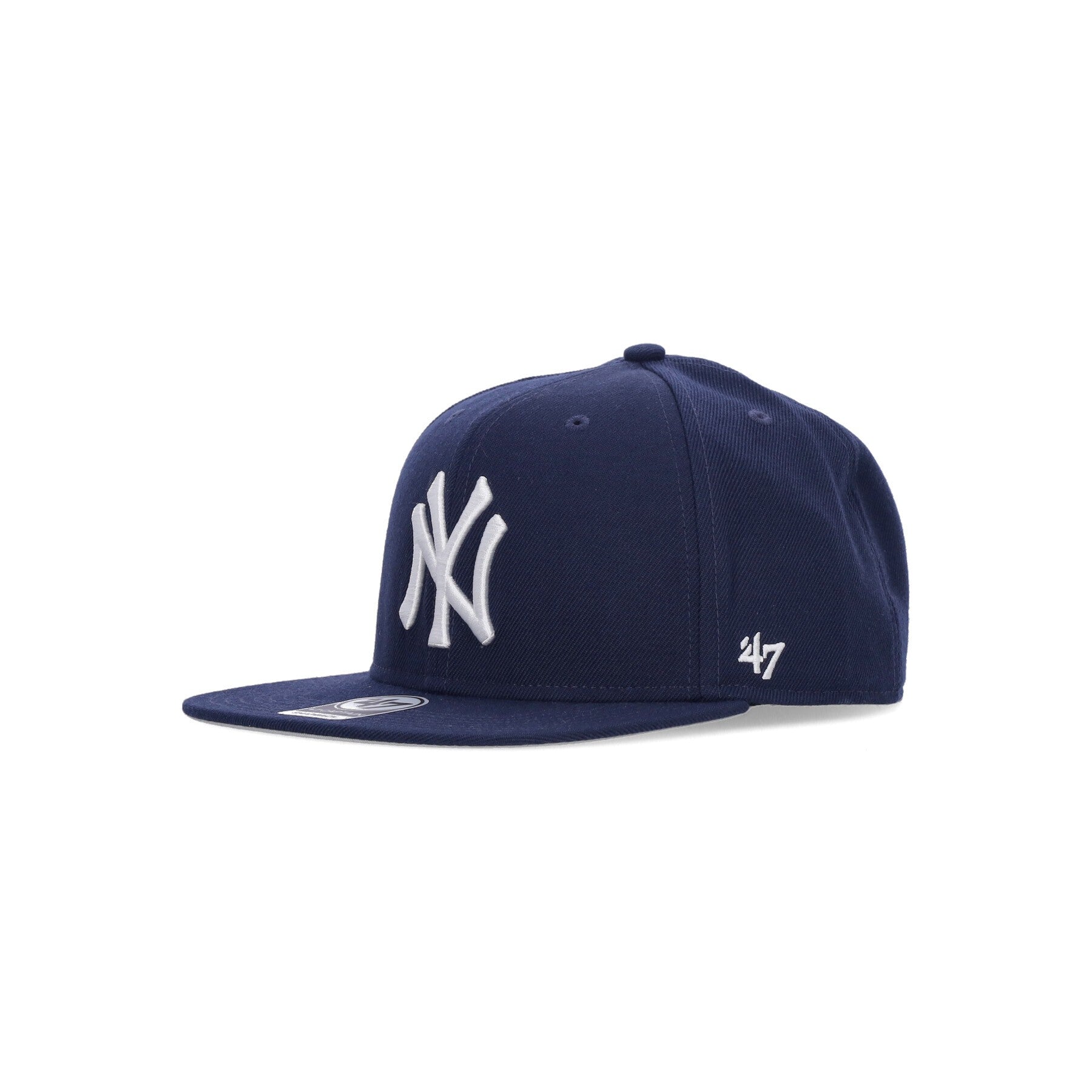 47 Brand, Cappellino Visiera Piatta Uomo Mlb Captain Neyyan, Light Navy/white