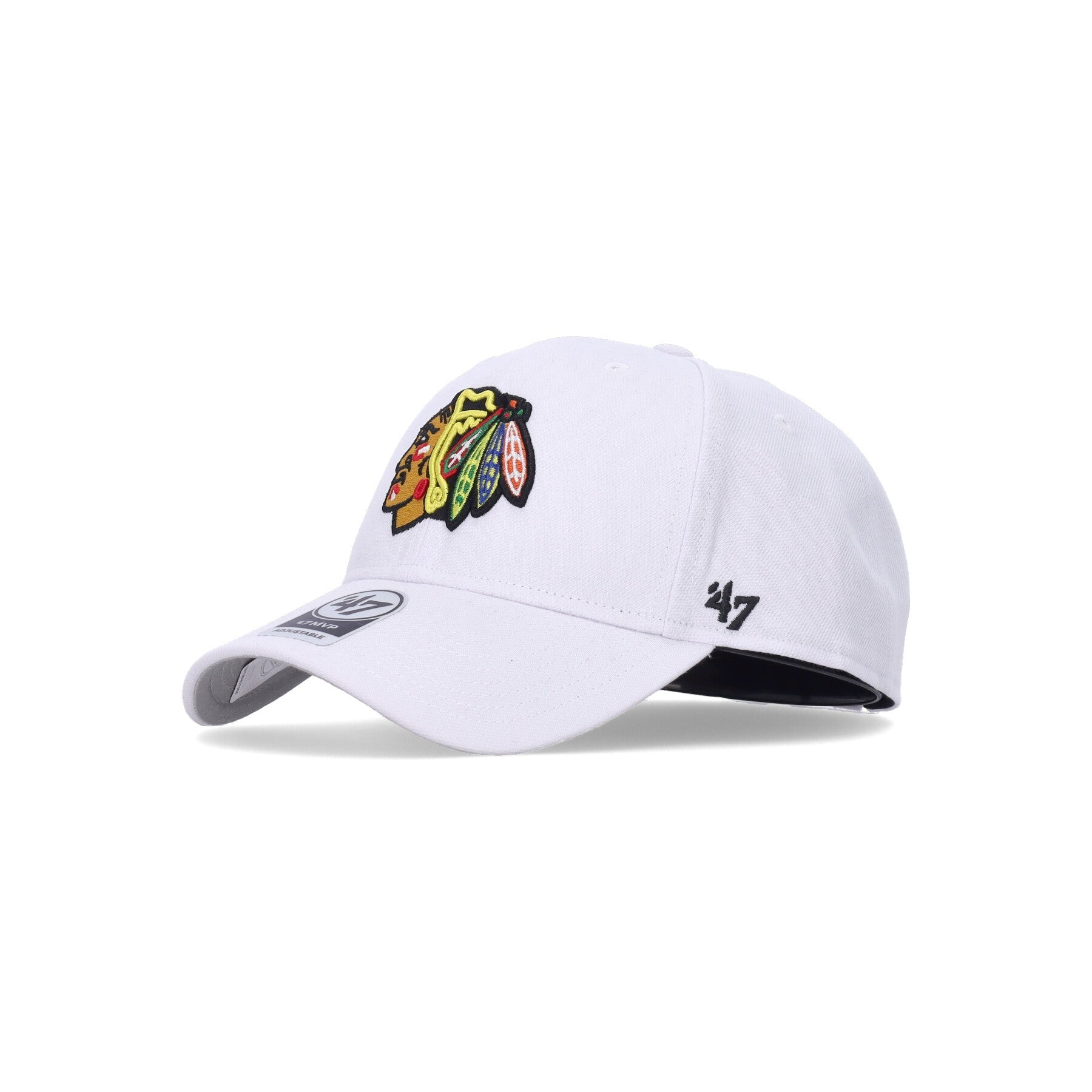 47 Brand, Cappellino Visiera Curva Uomo Nhl Mvp Chibla, White