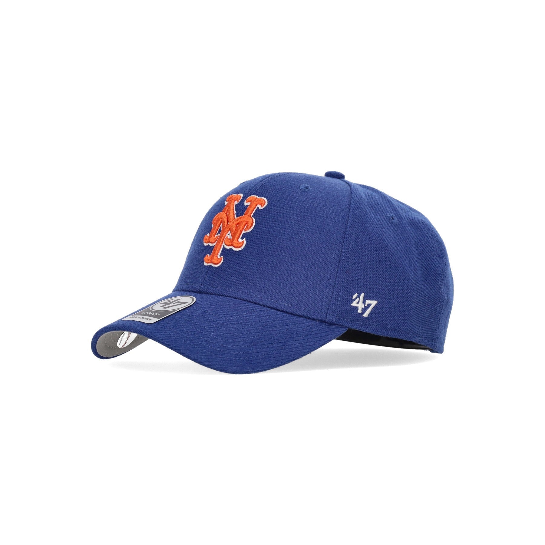 47 Brand, Cappellino Visiera Curva Uomo Mlb Mvp Neymet, Royal/orange