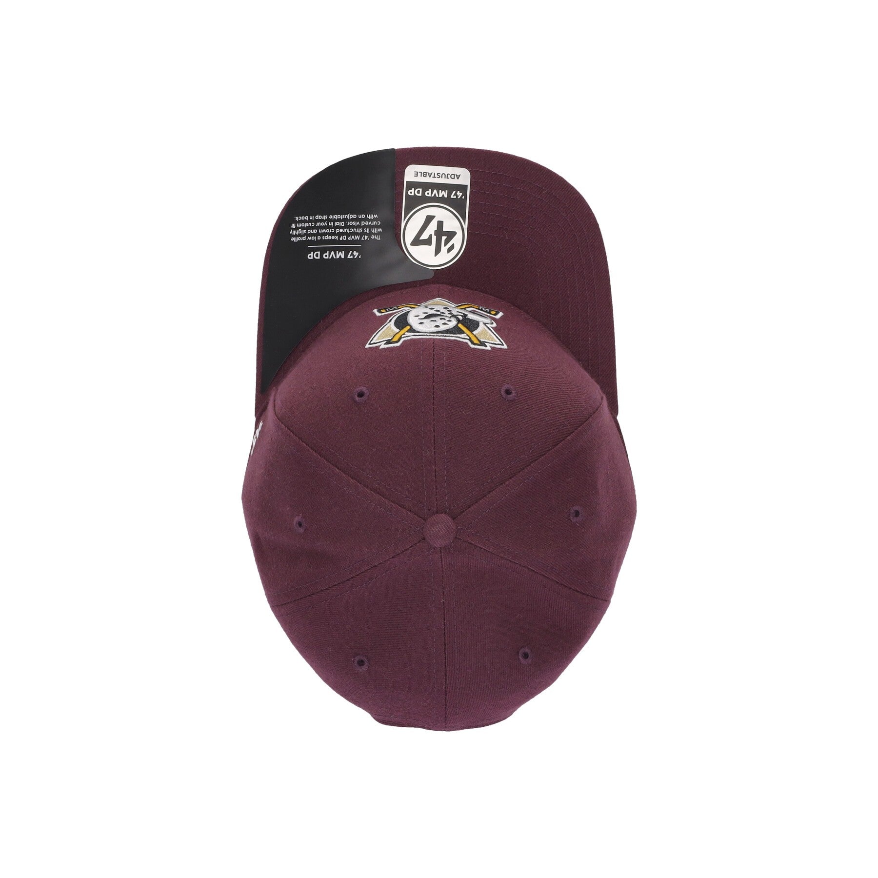 Cappellino Visiera Curva Uomo Nhl Cold Zone Mvp Dp Anaduc Plum